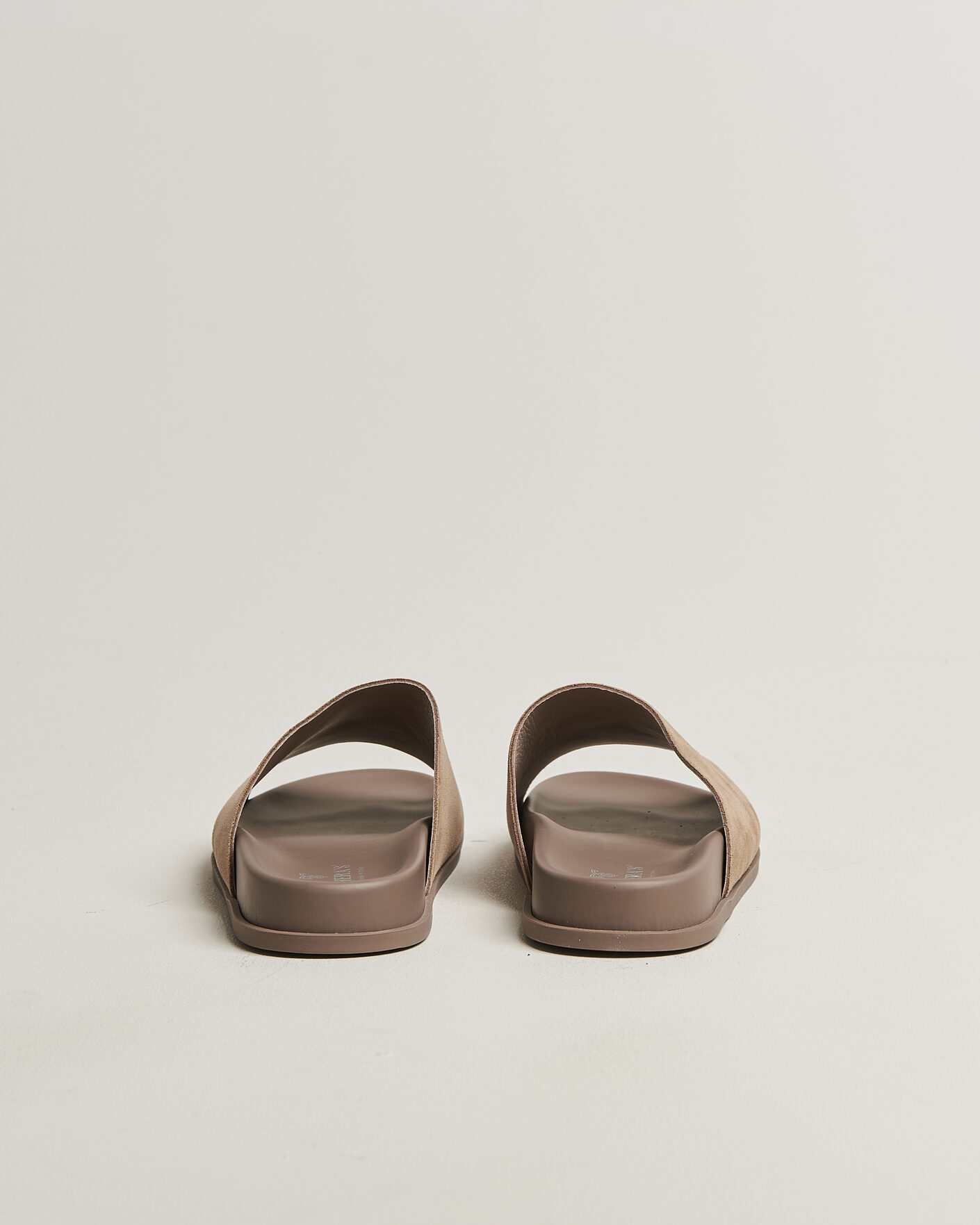 Herr | Sandaler & Tofflor | Thera's | Classic Slide Sandals Stone Suede