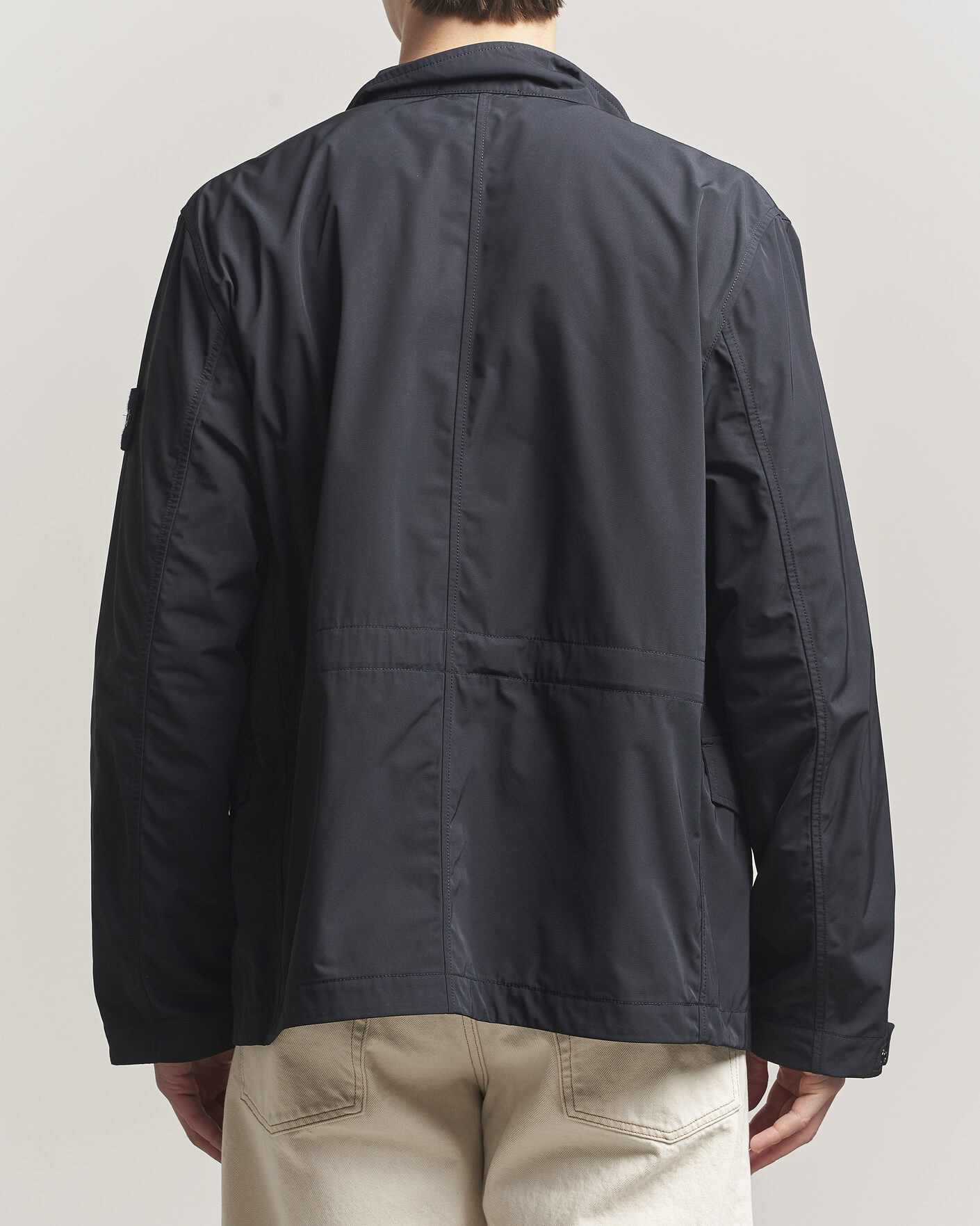Herr | Jackor | Stone Island | Micro Twill Field Jacket Black