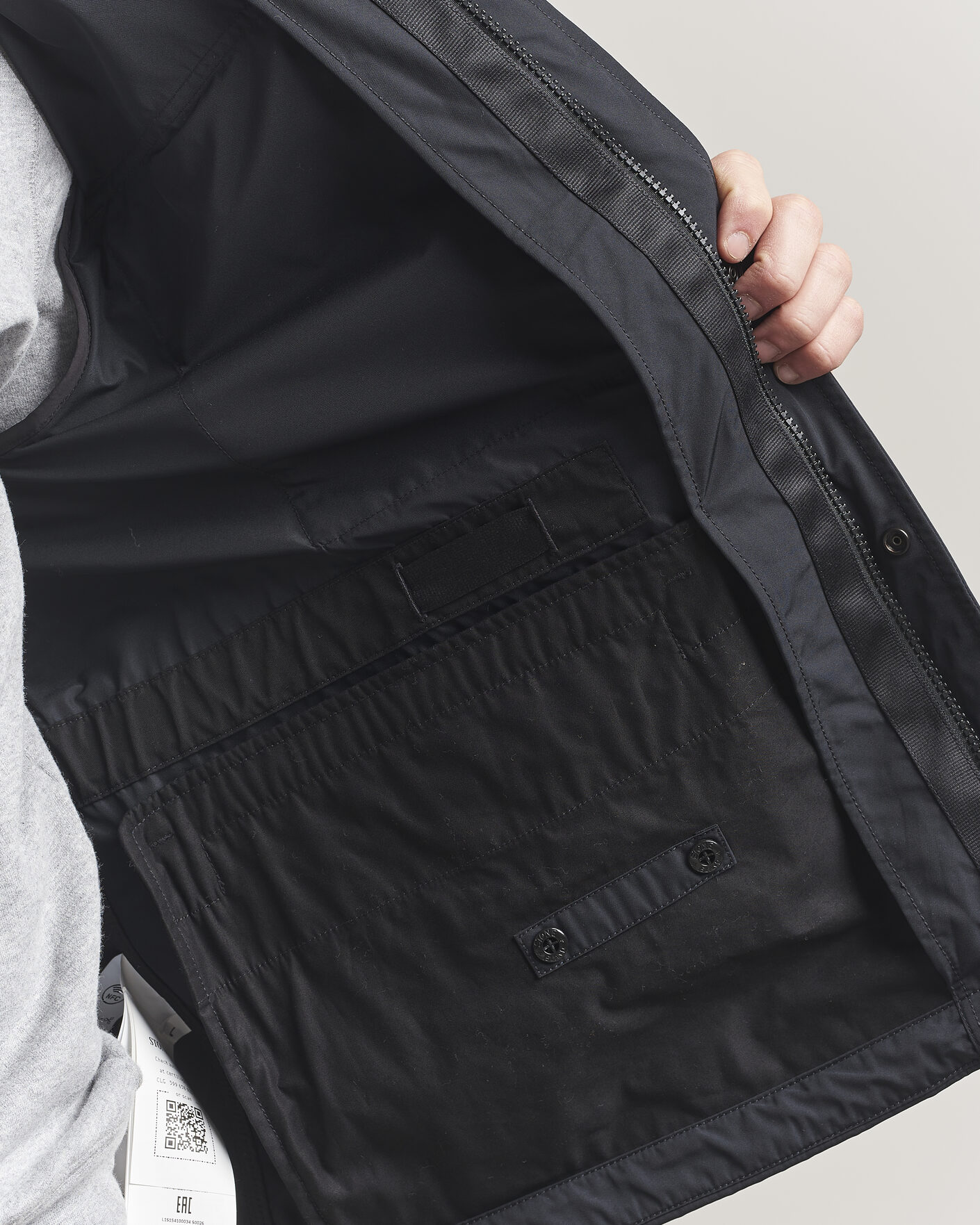 Herr | Jackor | Stone Island | Micro Twill Field Jacket Black