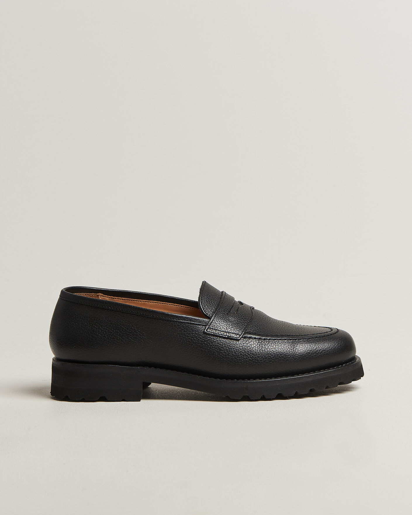 Herr | Loafers | Myrqvist for Care of Carl | Myrqvist Stenhammar II Vibram Loafer Black Grained Calf