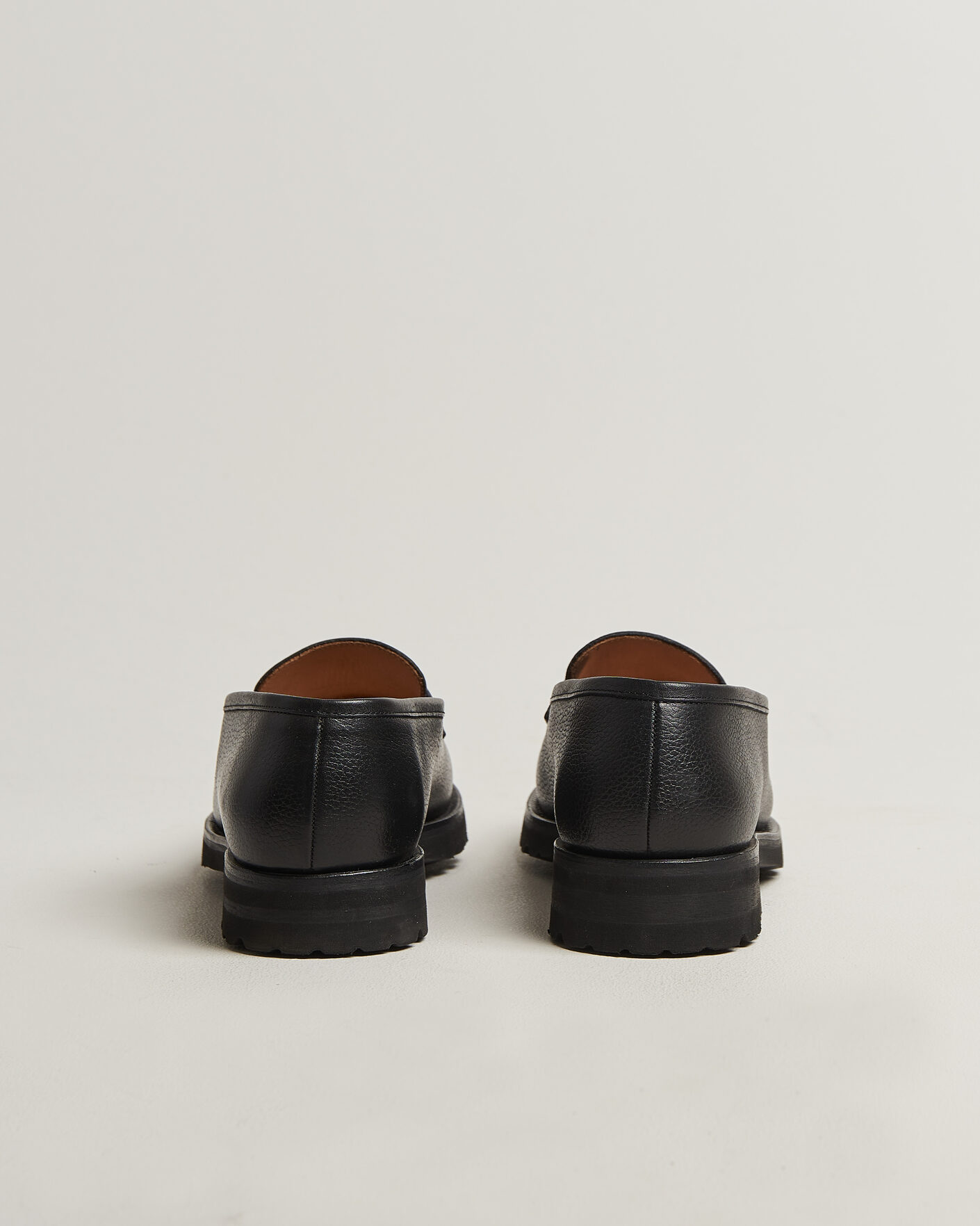 Herr | Loafers | Myrqvist for Care of Carl | Myrqvist Stenhammar II Vibram Loafer Black Grained Calf