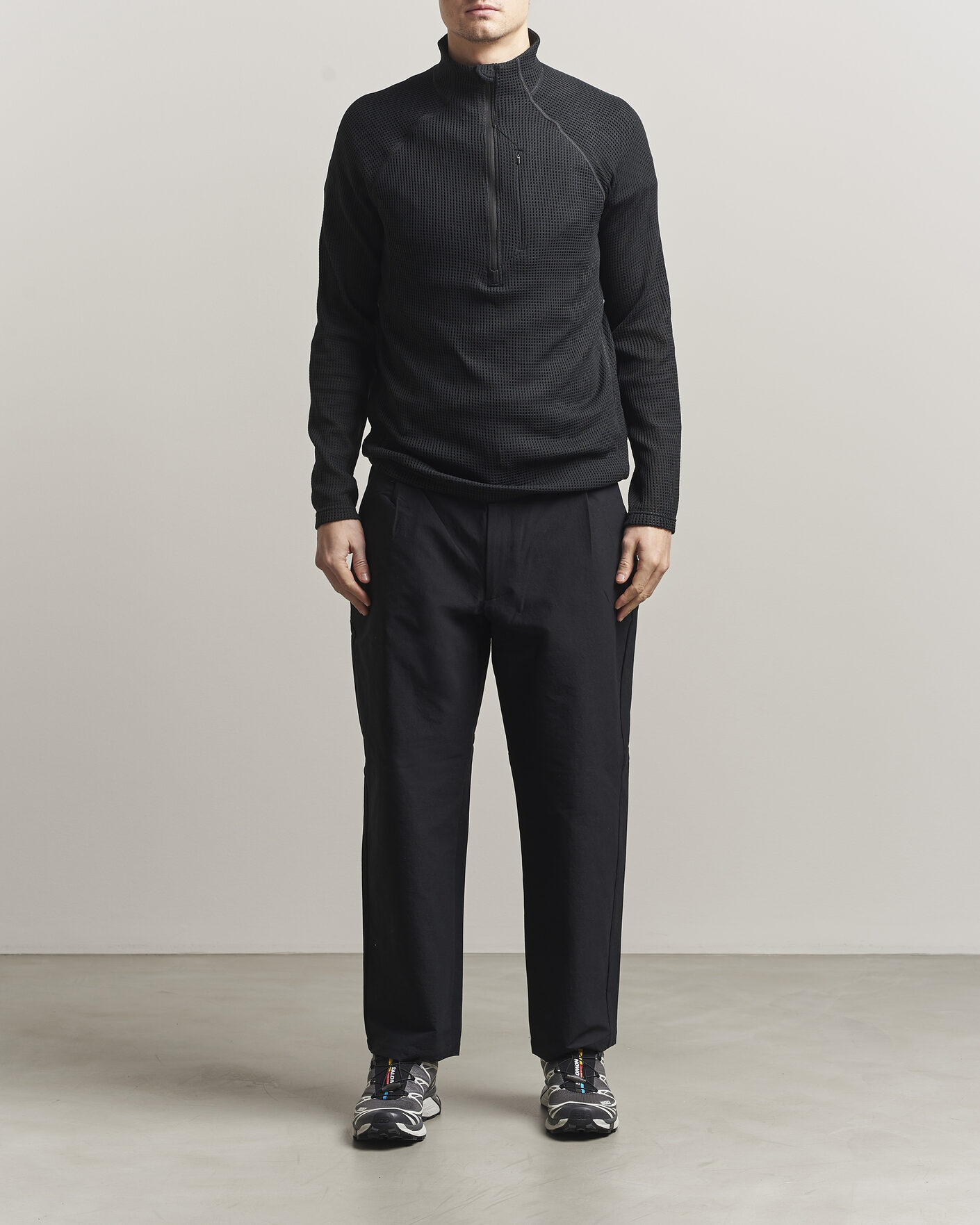 Herr | Tröjor | Houdini | Pace Flow Half Zip True Black
