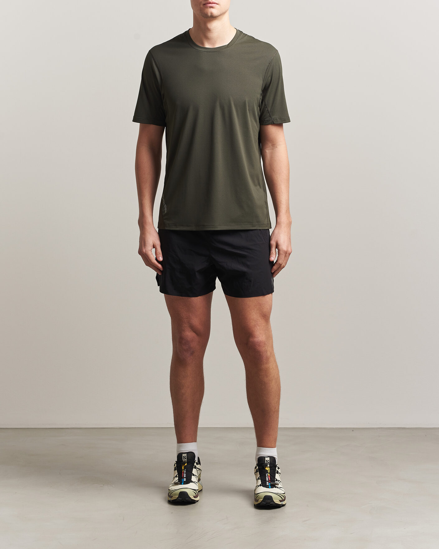 Herr | T-Shirts | Houdini | Pace Air T-Shirt Green Illusion