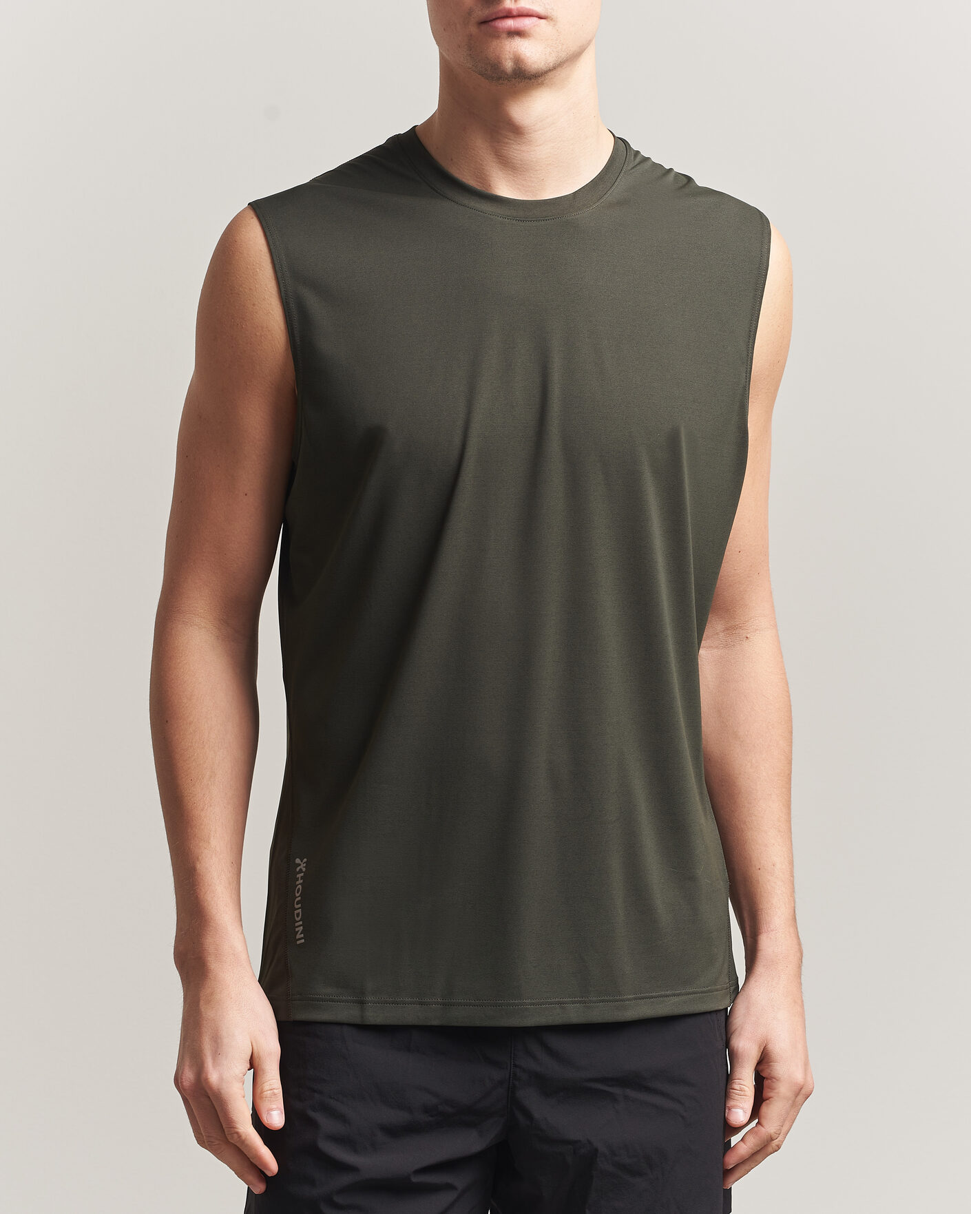 Herr | T-Shirts | Houdini | Pace Air Tank Green Illusion