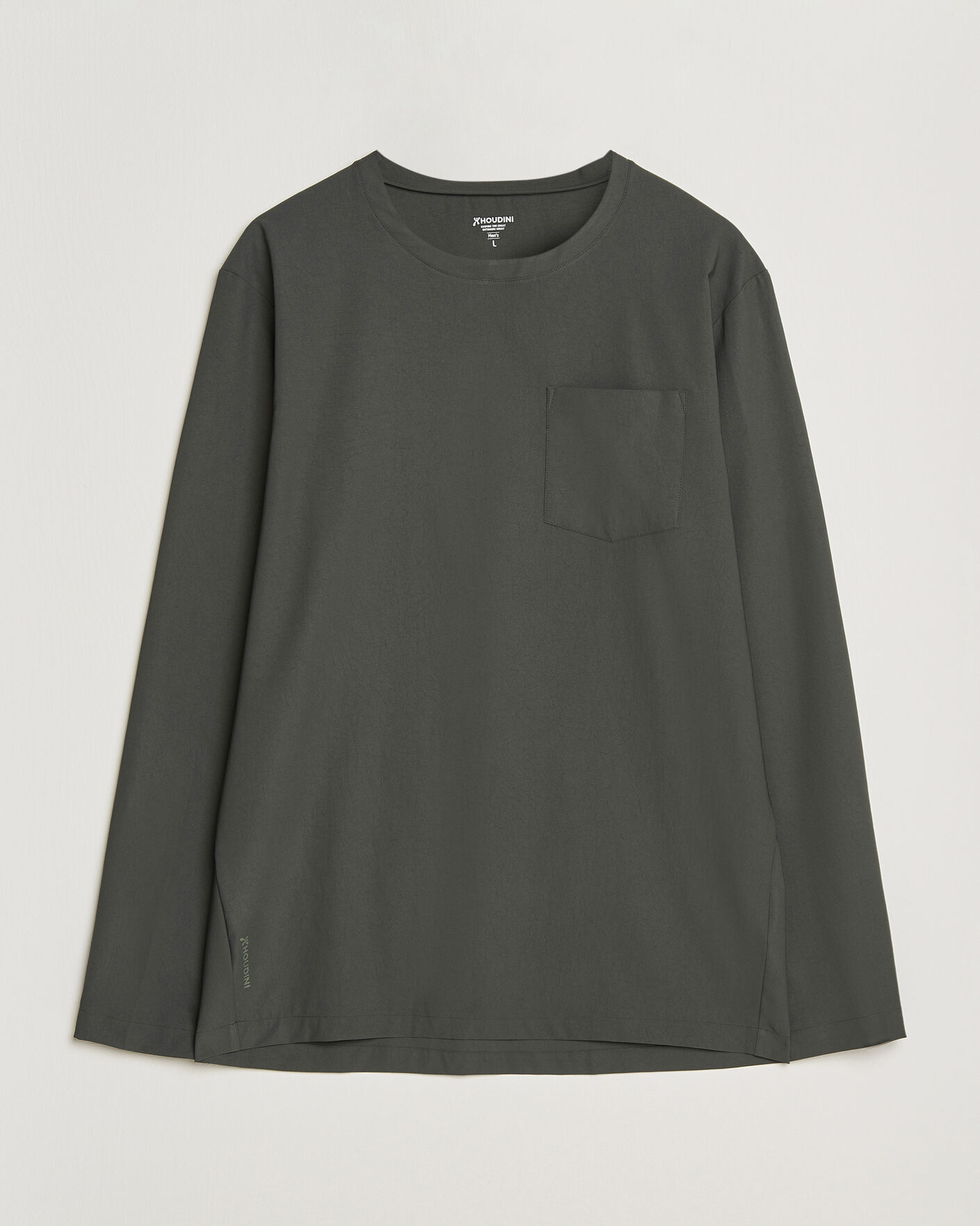 Herr | T-Shirts | Houdini | Cover Crew Green Illusion