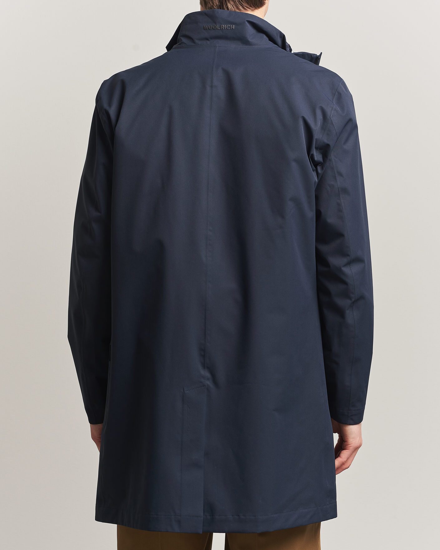 Herr | Jackor | Woolrich | Two Layer 2 in 1 Carcoat Melton Blue