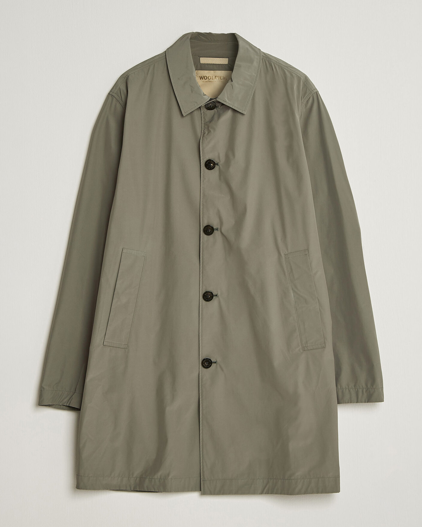 Herr | Jackor | Woolrich | Urban Nylon Water Repelent Carcoat Smokey Olive