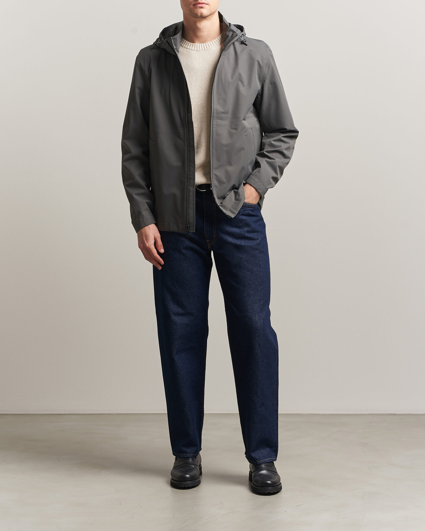 Herr | Jackor | Woolrich | Two Layer Pacific Jacket Grey Shadow