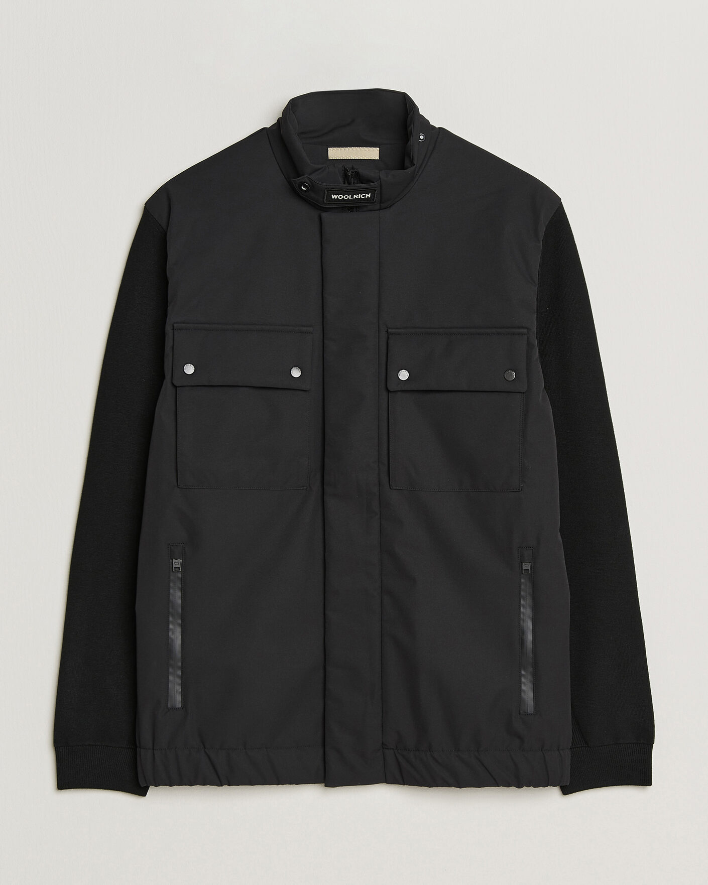 Herr | Jackor | Woolrich | Two Layers Hybrid Jacket Black