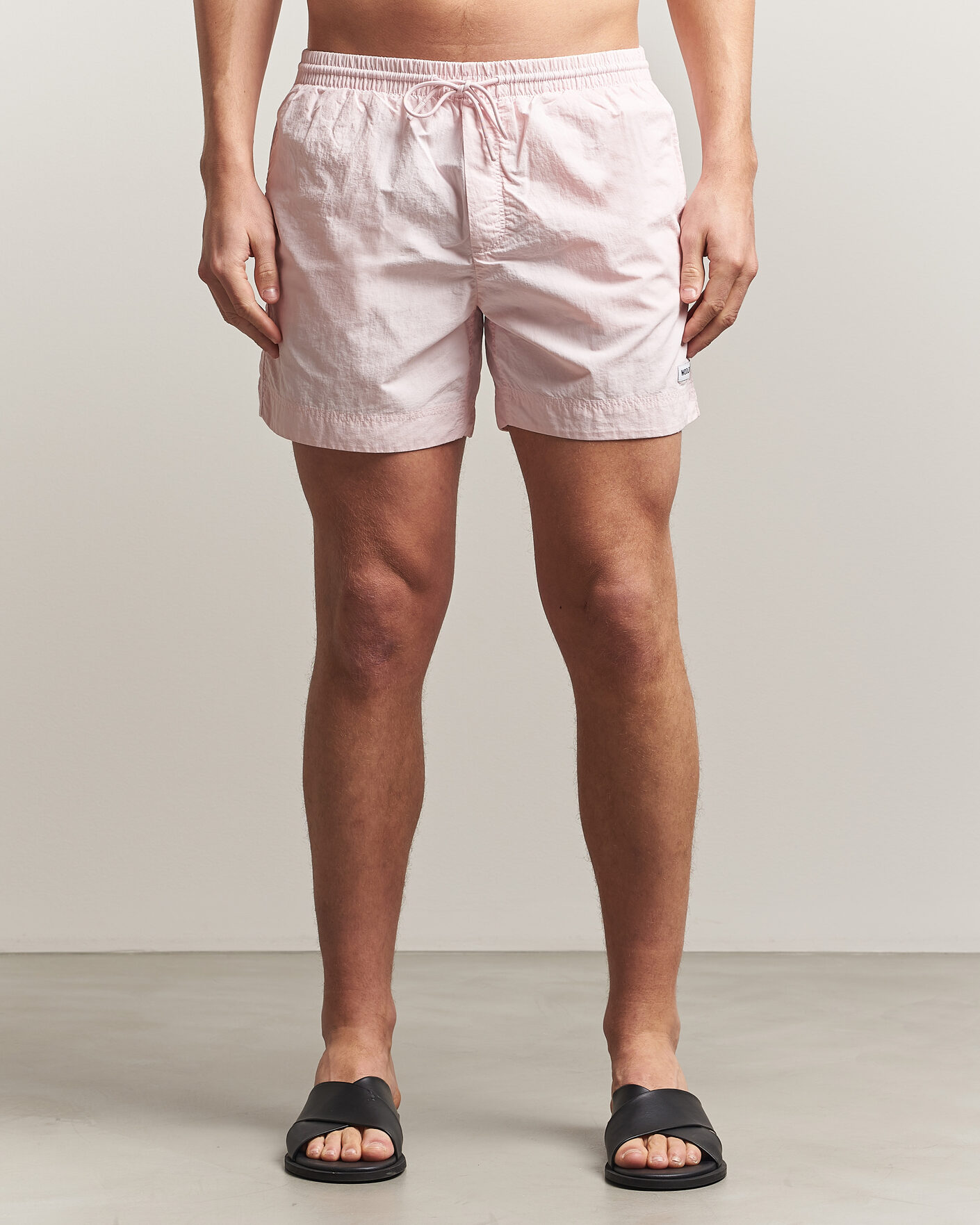 Herr | Badbyxor | Woolrich | Solid Garment Dyed Swimshorts Pale Lilac