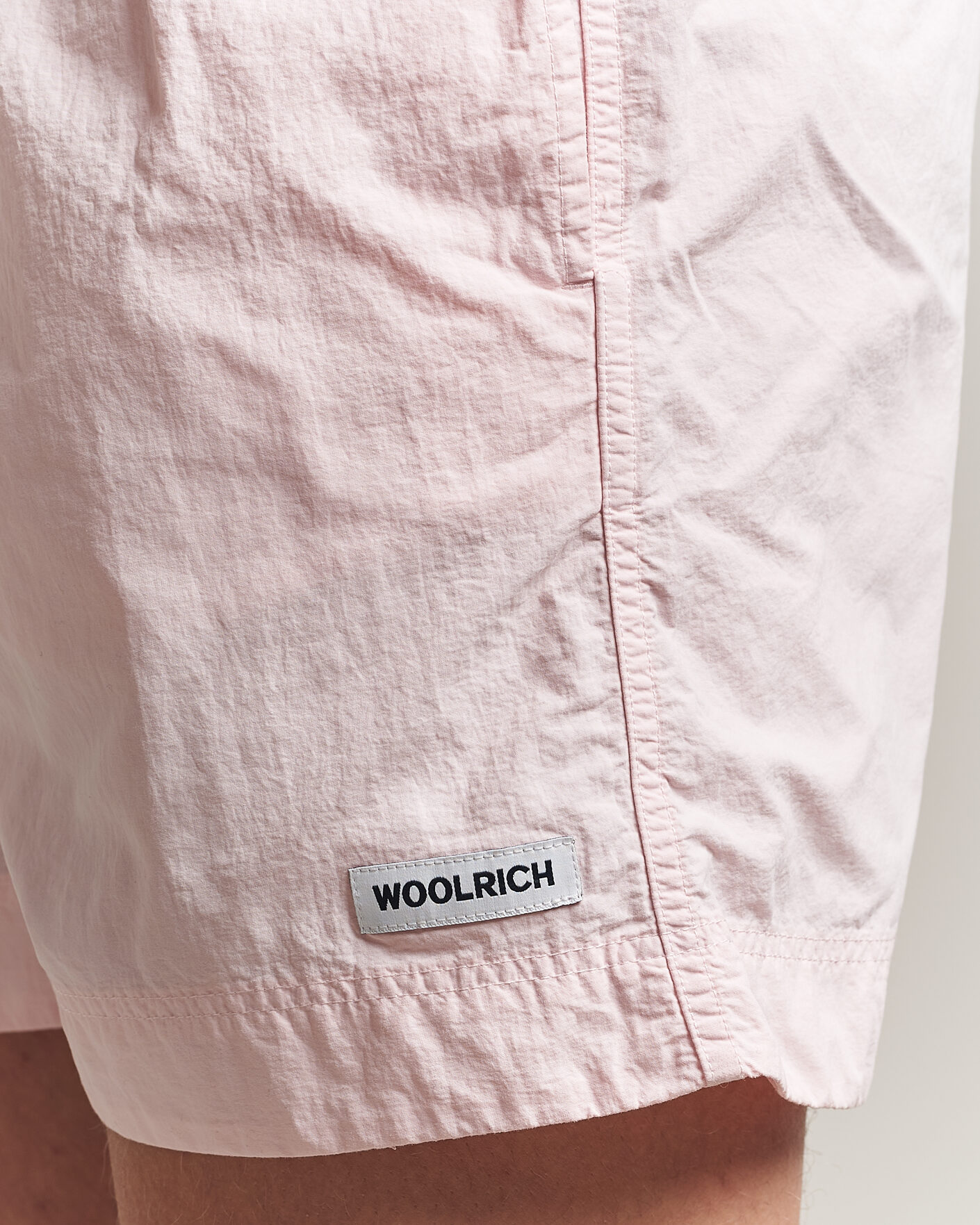 Herr | Badbyxor | Woolrich | Solid Garment Dyed Swimshorts Pale Lilac