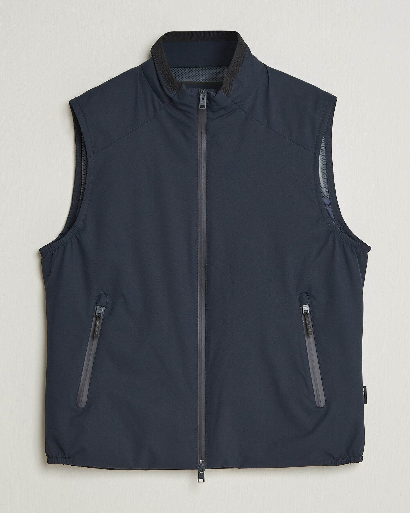 Herr | Västar | Woolrich | Two Layer Sailing Vest Melton Blue
