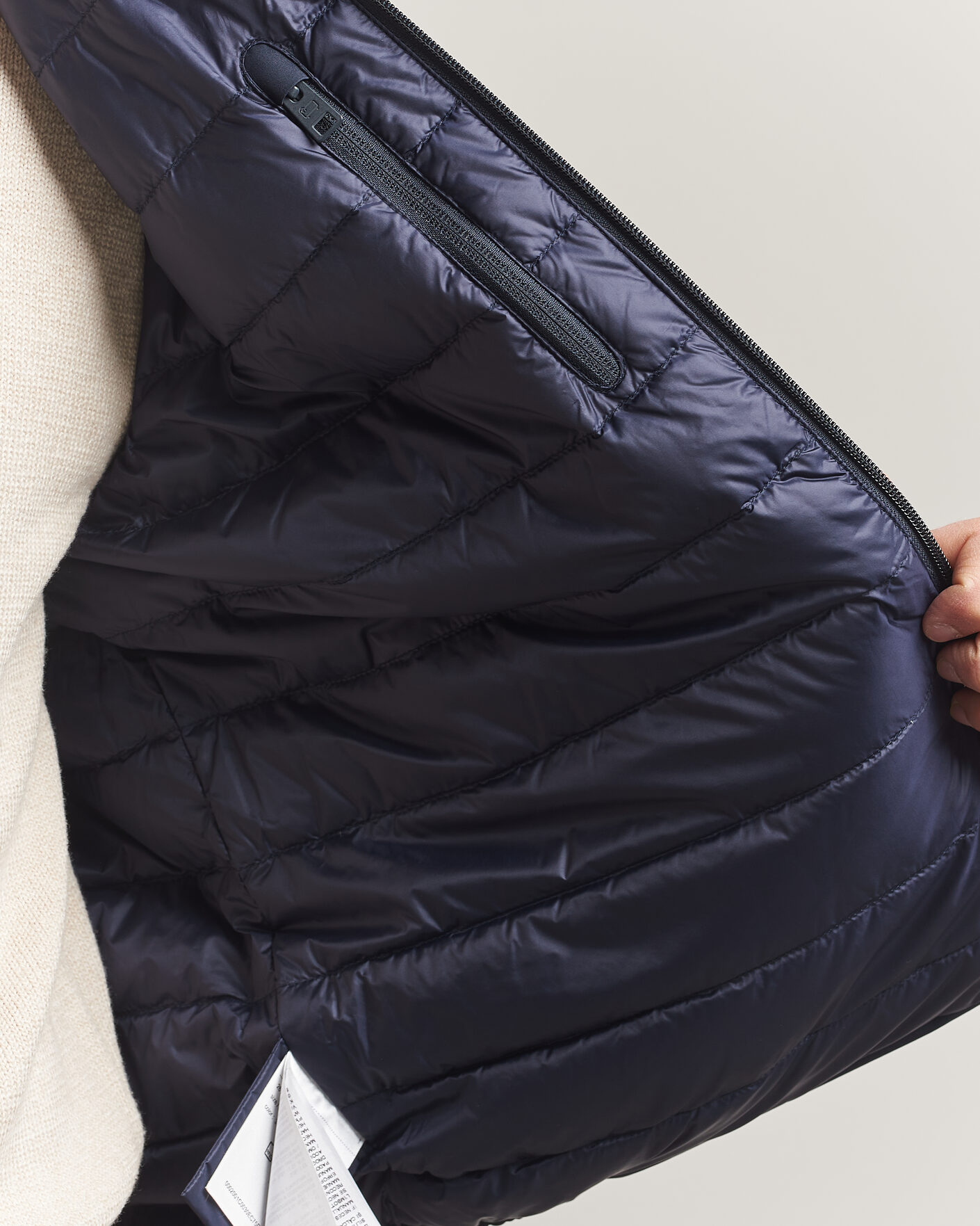 Herr | Västar | Woolrich | Two Layer Sailing Vest Melton Blue