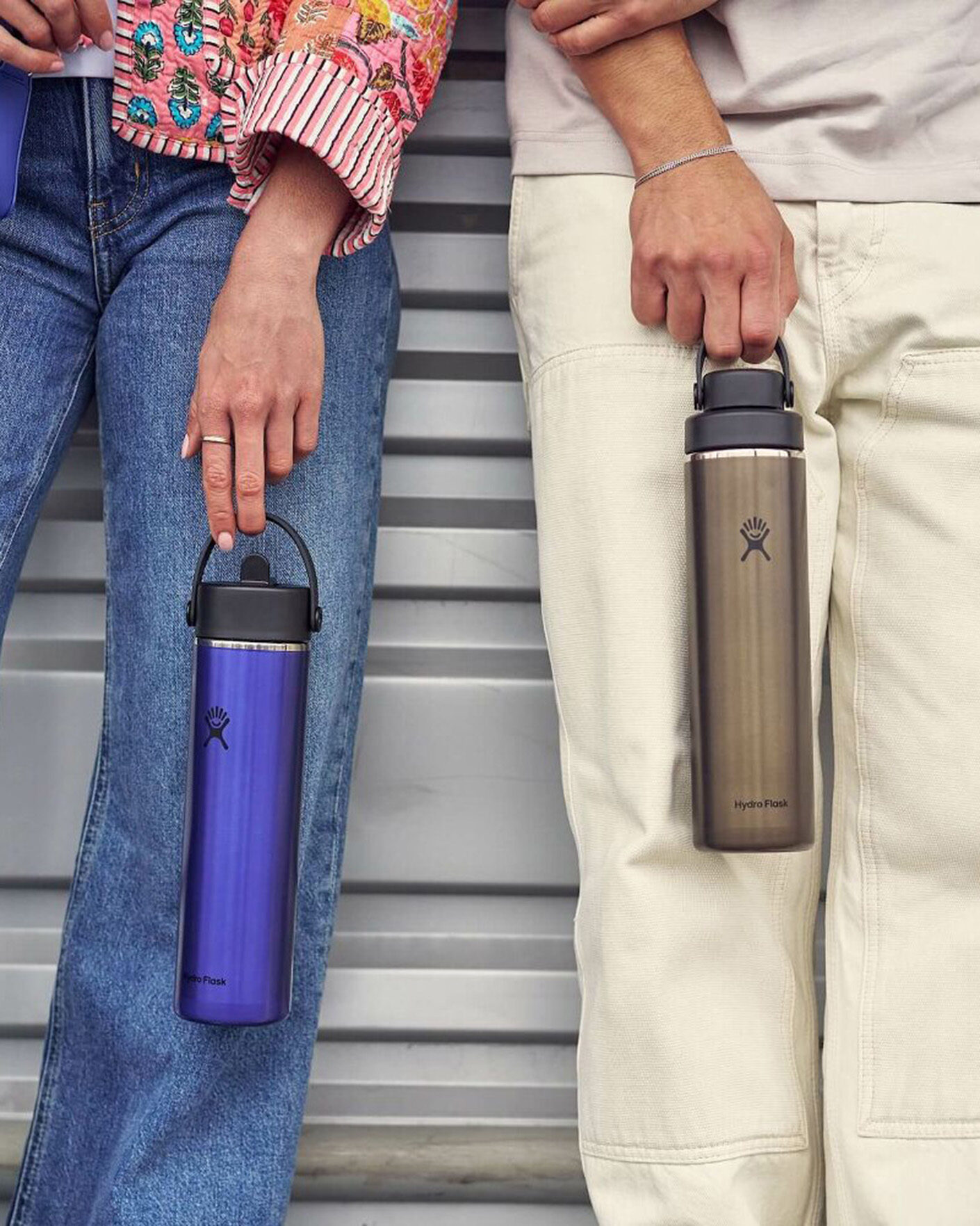 Herr | Outdoor living | Hydro Flask | Lightweight Flex Straw 24oz Bottle Obsidian