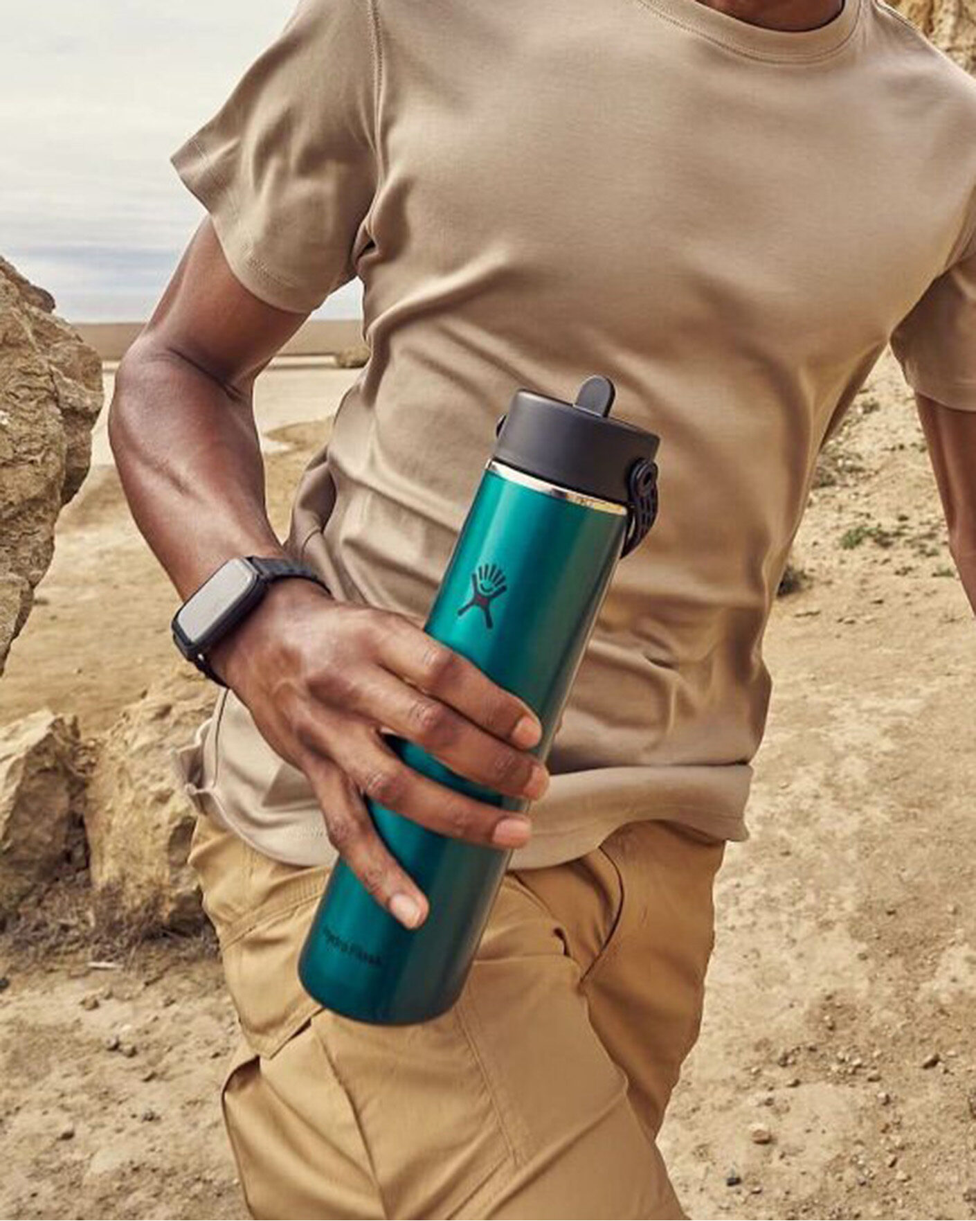 Herr | Outdoor living | Hydro Flask | Lightweight Flex Straw 24oz Bottle Emerald Green