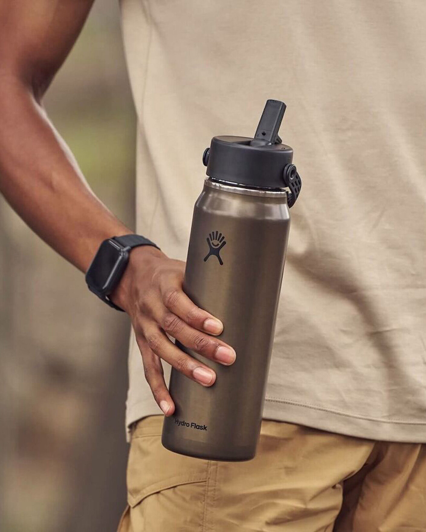 Herr | Outdoor living | Hydro Flask | Lightweight Flex Straw 32oz Bottle Obsidian