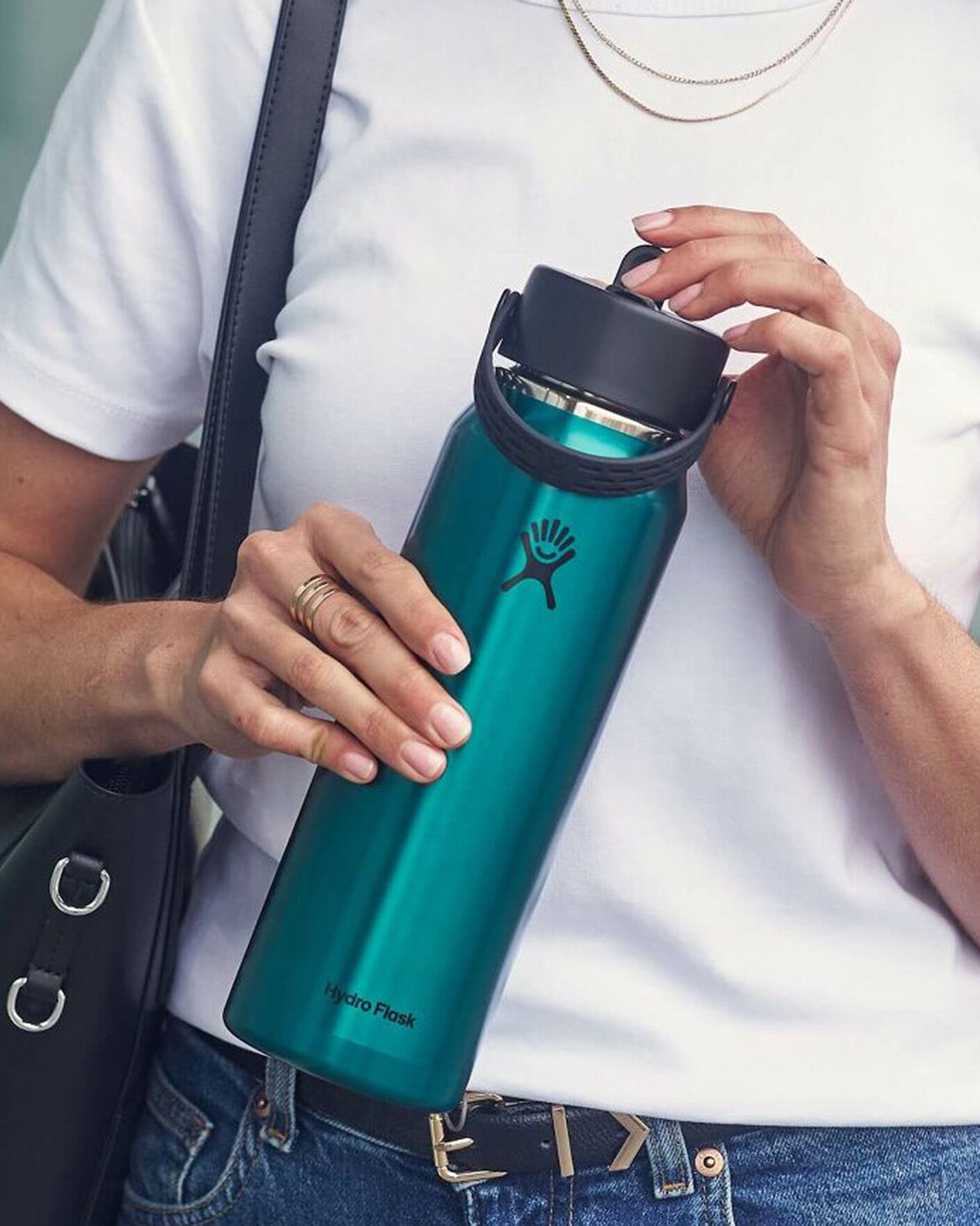 Herr | Outdoor living | Hydro Flask | Lightweight Flex Straw 32oz Bottle Emerald Green