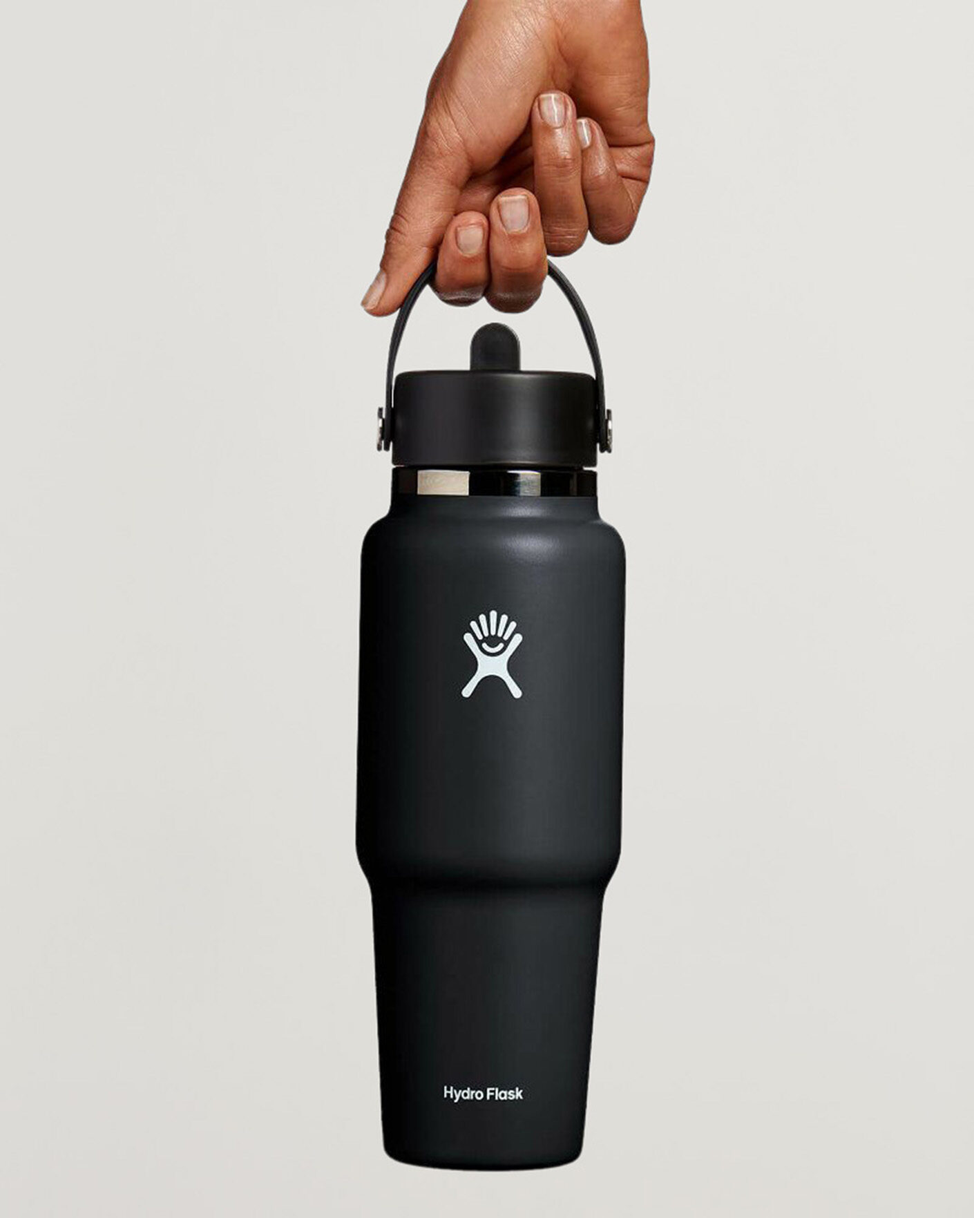 Herr | Outdoor living | Hydro Flask | Travel Bottle Flex Straw Cap 32oz Black