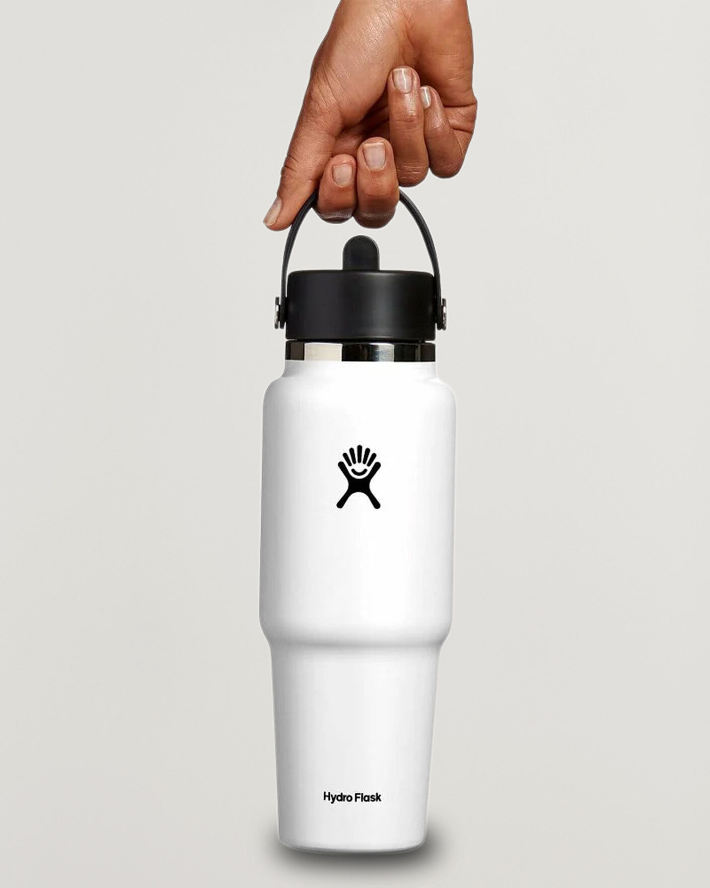 Herr | Outdoor living | Hydro Flask | Travel Bottle Flex Straw Cap 32oz White