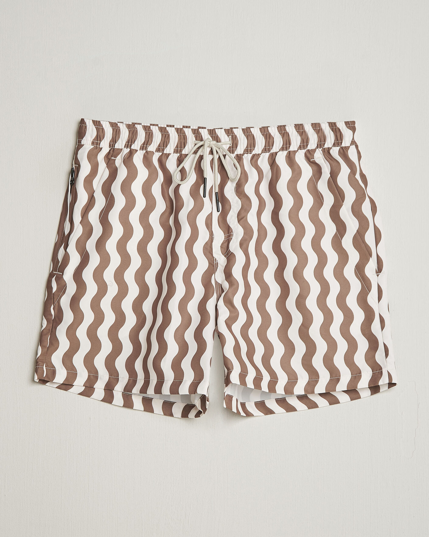 Herr | Badbyxor | OAS | Printed Swimshorts Fine Waver