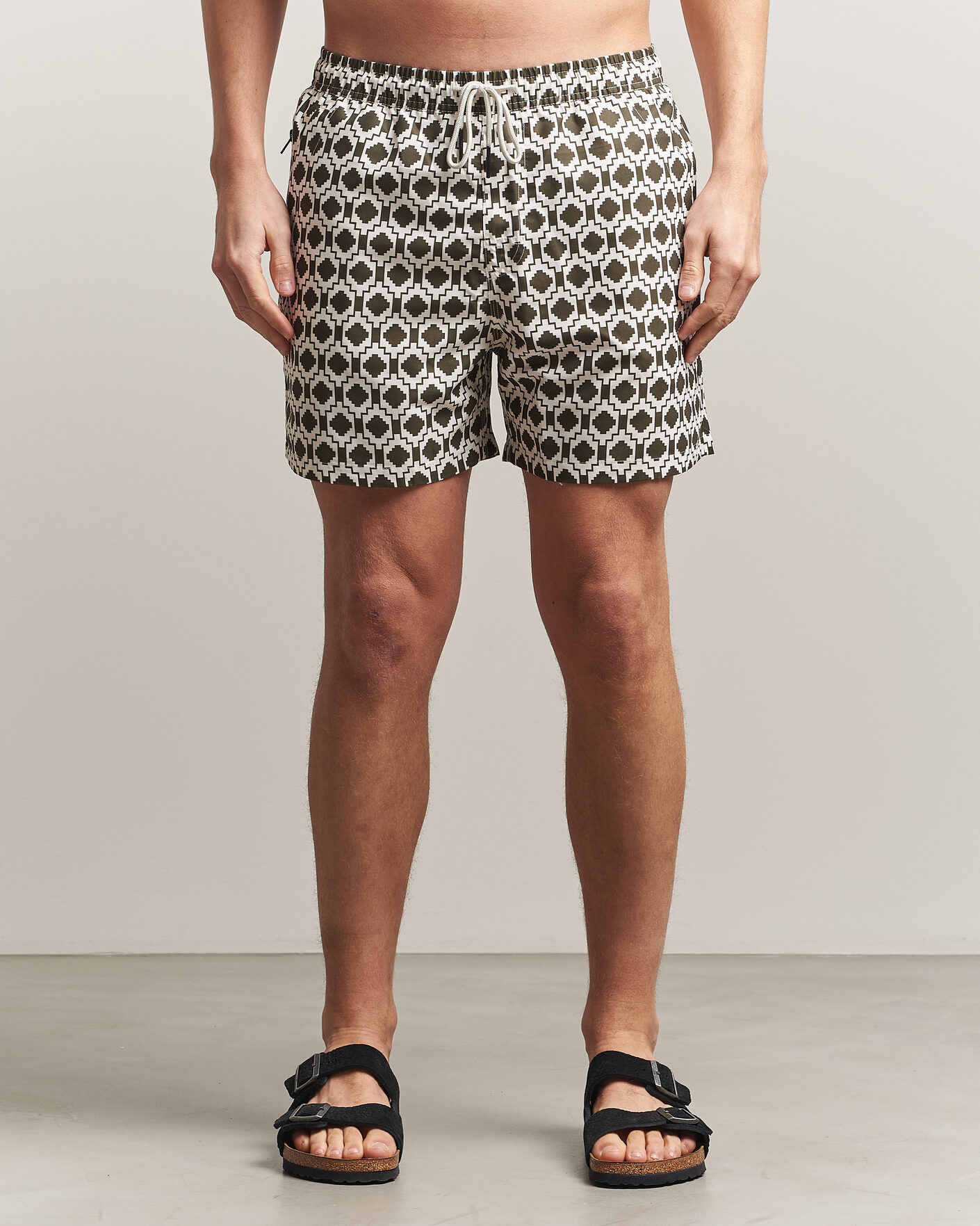Herr | Badbyxor | OAS | Printed Swimshorts Pine Mitu