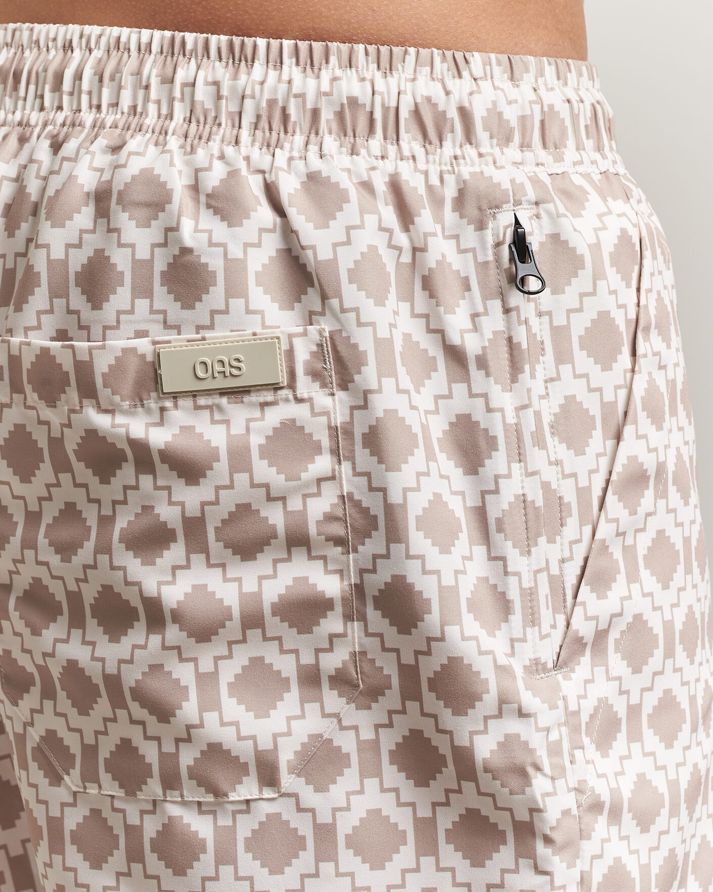 Herr | Badbyxor | OAS | Printed Swimshorts Dune Mitu