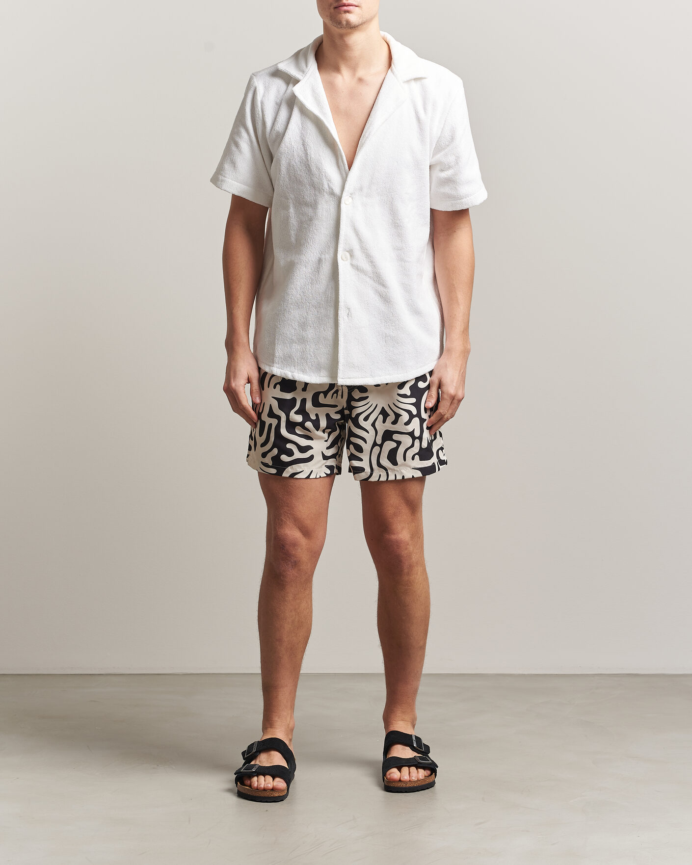 Herr | Badbyxor | OAS | Printed Swimshorts Loefy