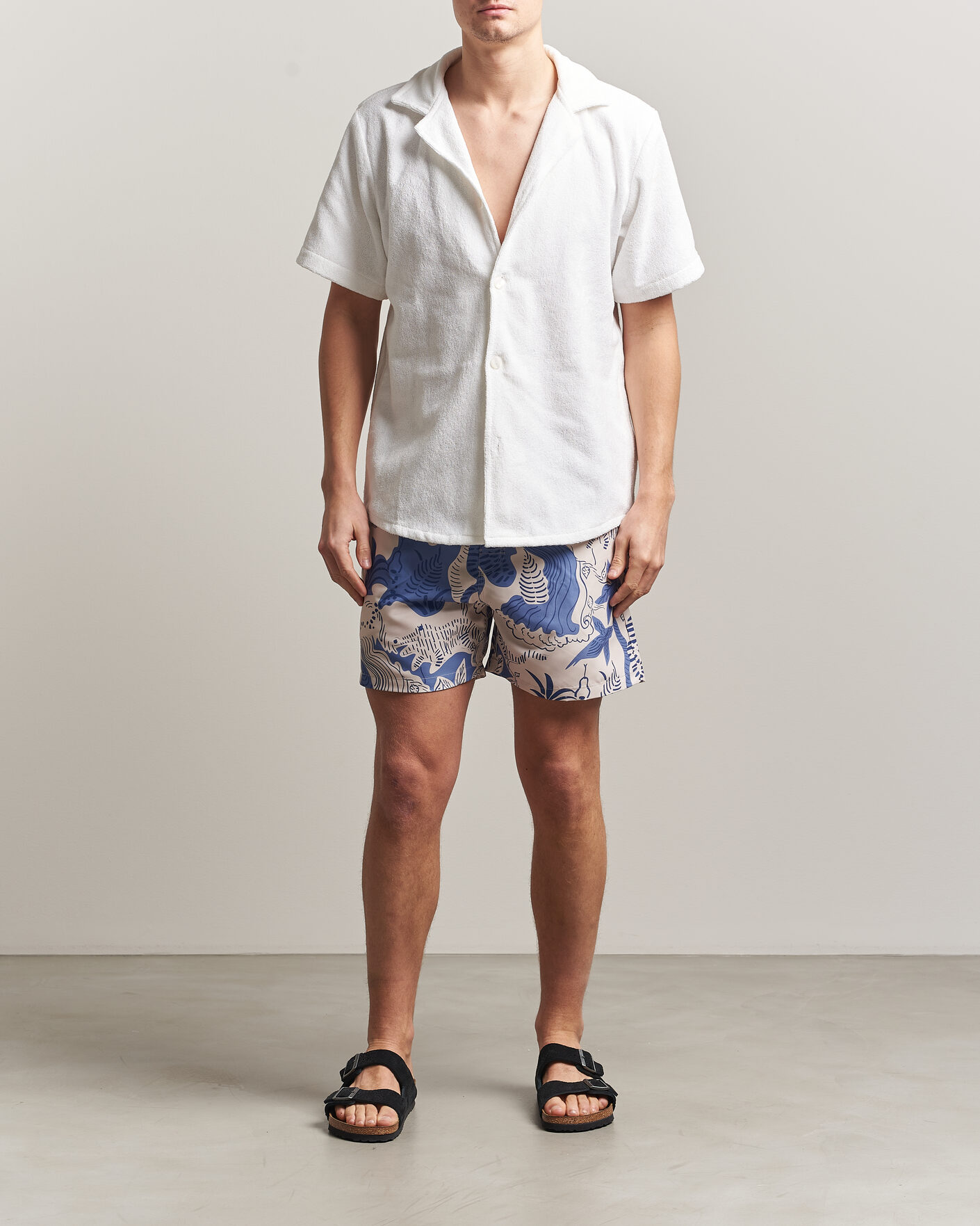 Herr | Badbyxor | OAS | Printed Swimshorts Mystea