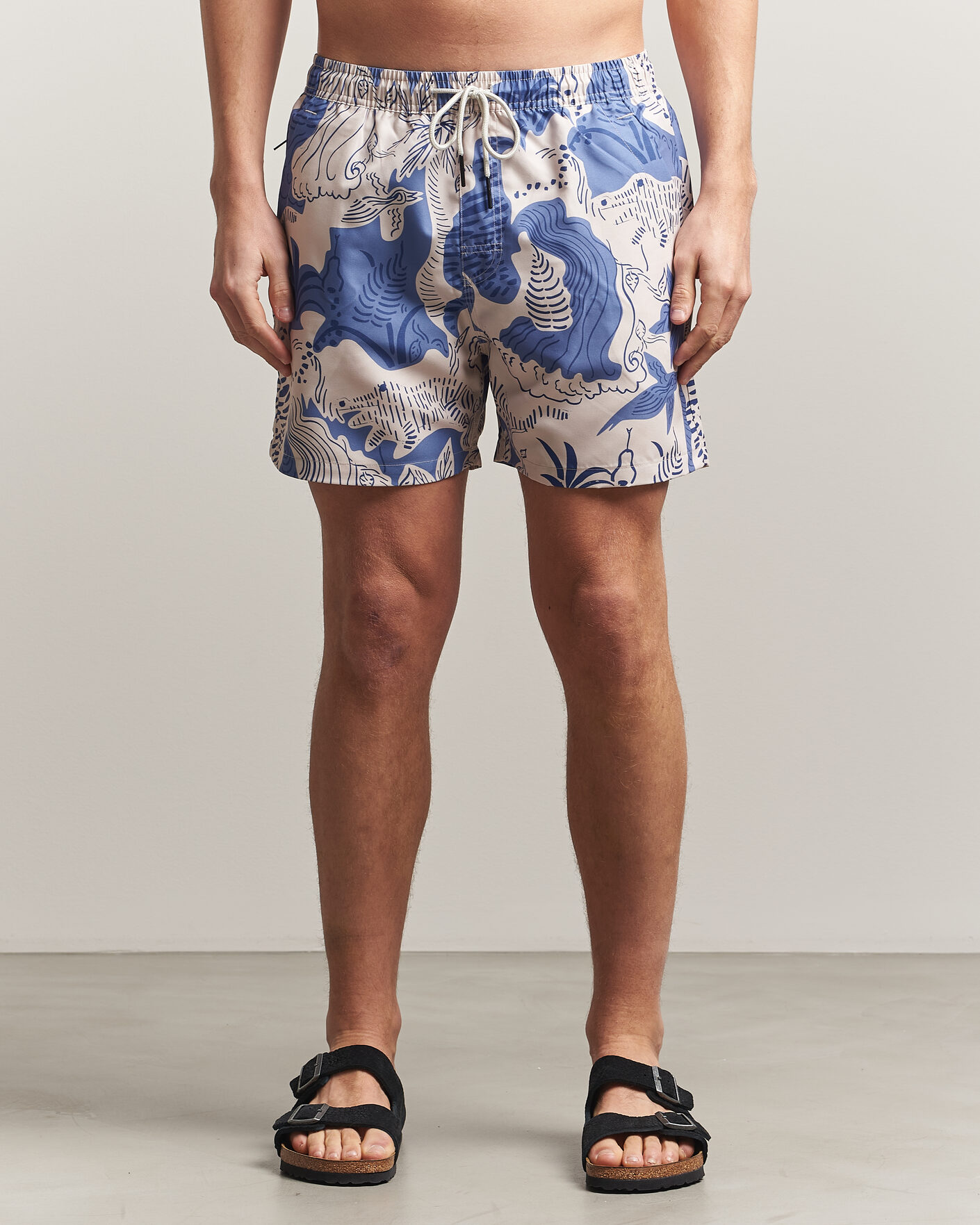 Herr | Badbyxor | OAS | Printed Swimshorts Mystea