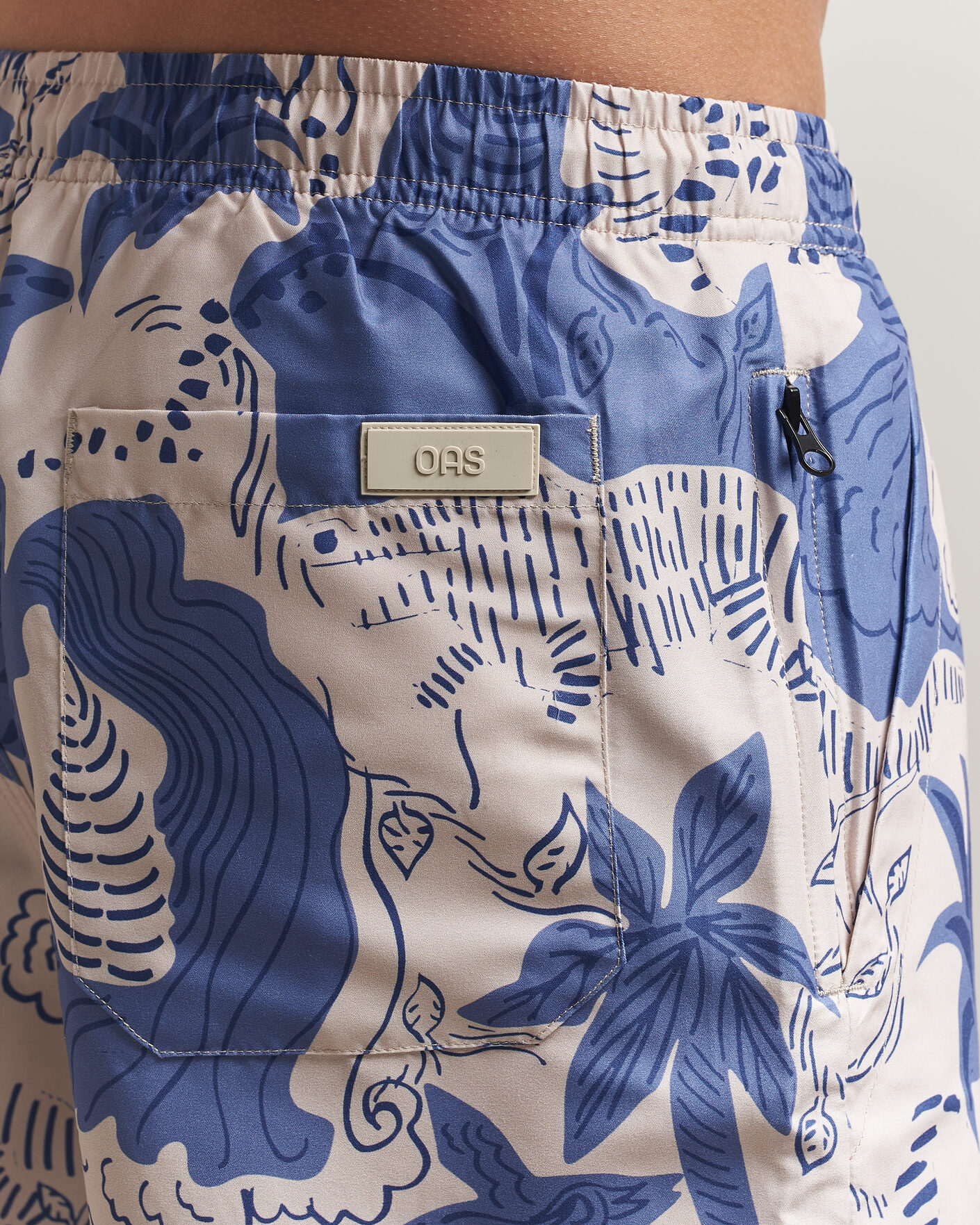 Herr | Badbyxor | OAS | Printed Swimshorts Mystea