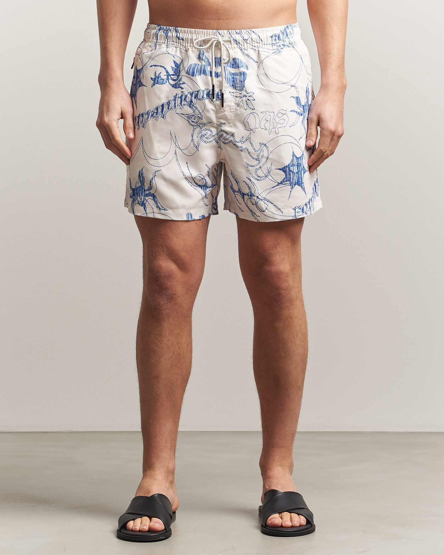 Herr | Badbyxor | OAS | Printed Swimshorts Romantique
