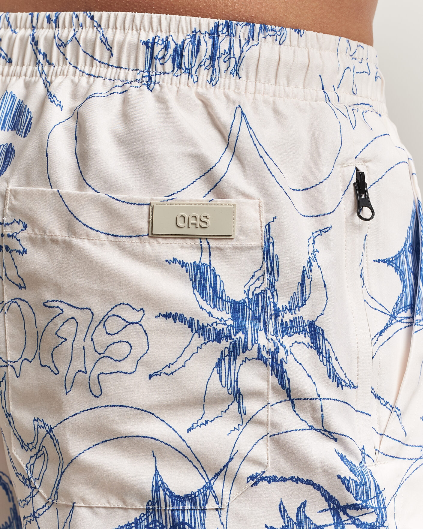 Herr | Badbyxor | OAS | Printed Swimshorts Romantique