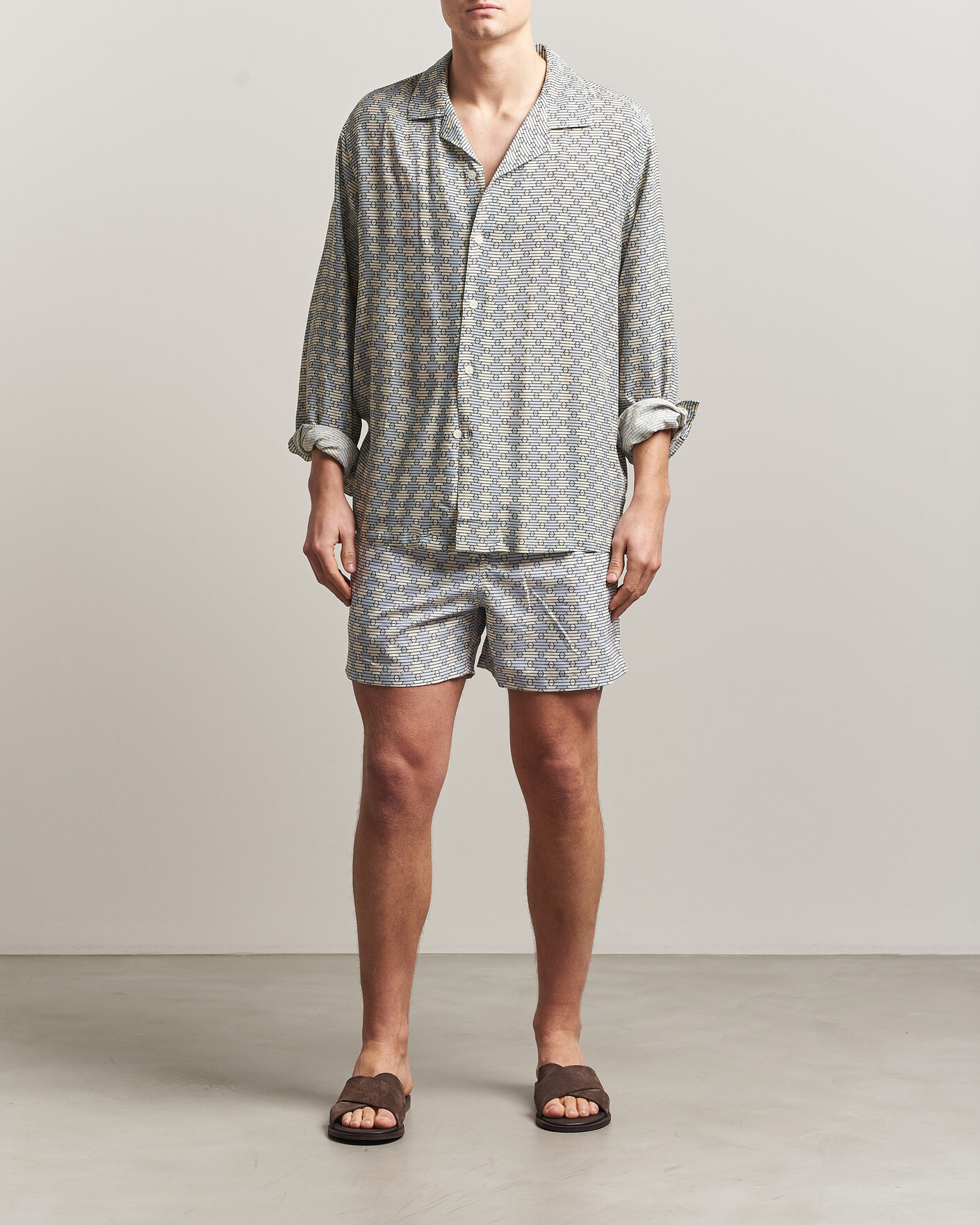Herr | Badbyxor | OAS | Printed Swimshorts Forti