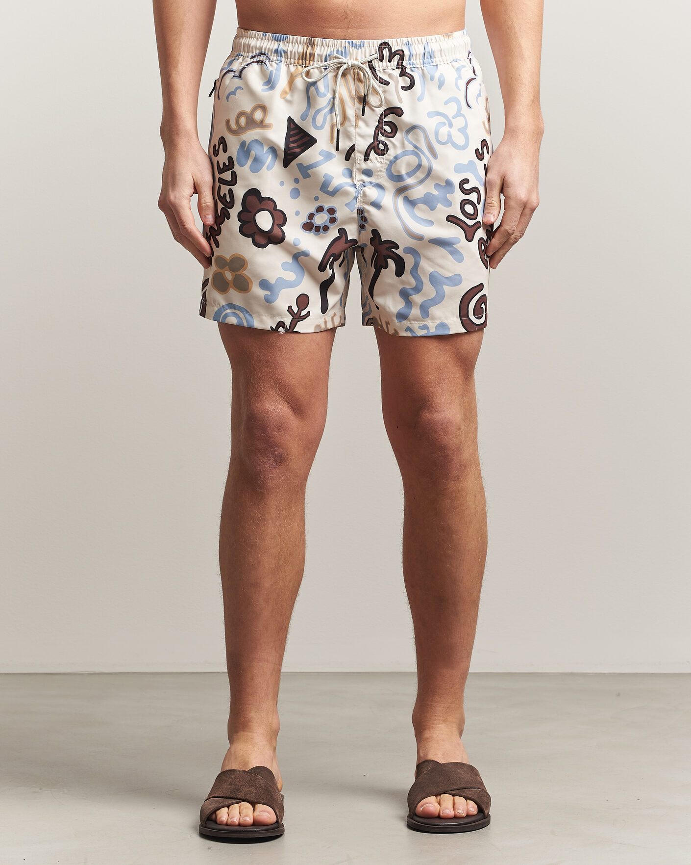 Herr | Badbyxor | OAS | Printed Swimshorts Memento
