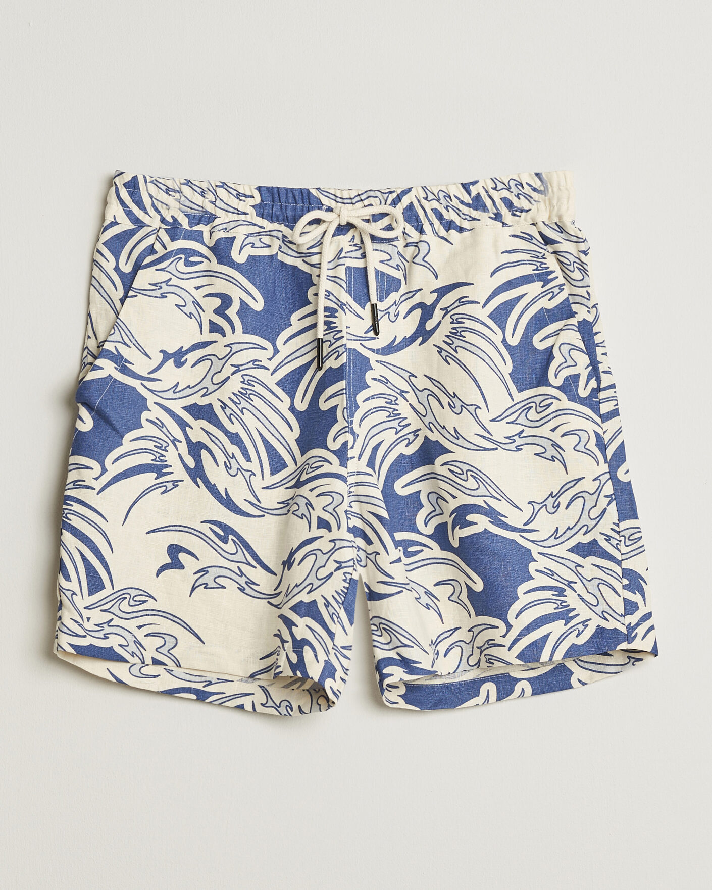 Herr | Shorts | OAS | Porto Linen Shorts Rogue Blue