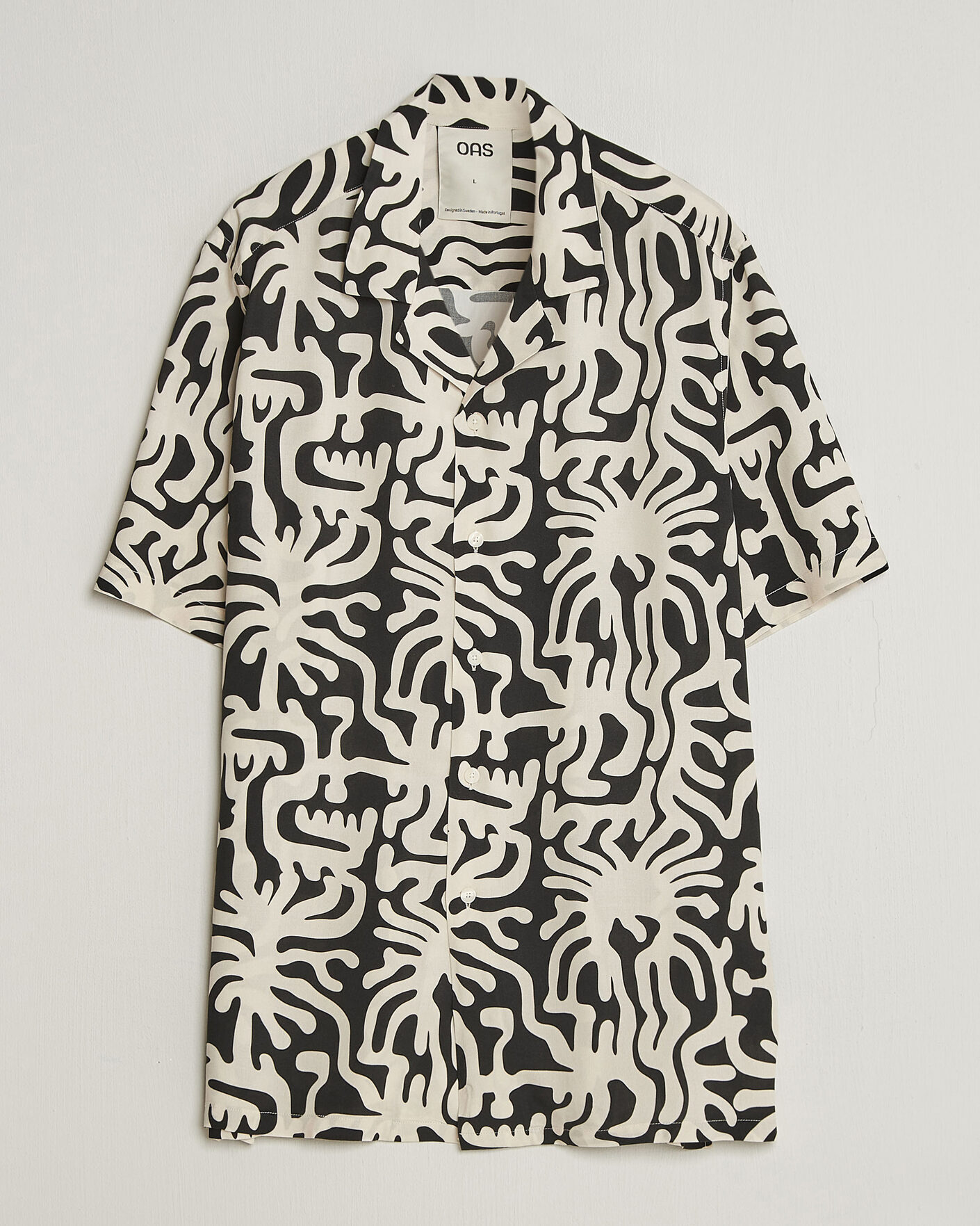 Herr | Skjortor | OAS | Rocco Viscose Short Sleeve Shirt Loefy