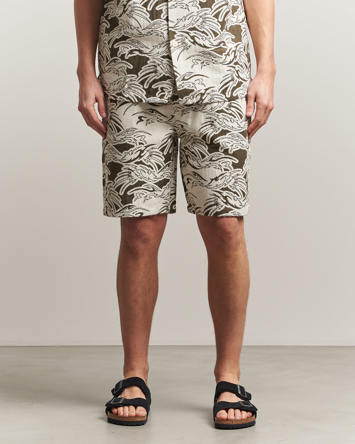 Herr | Shorts | OAS | Nicola Cotton Shorts Rogue Ecru