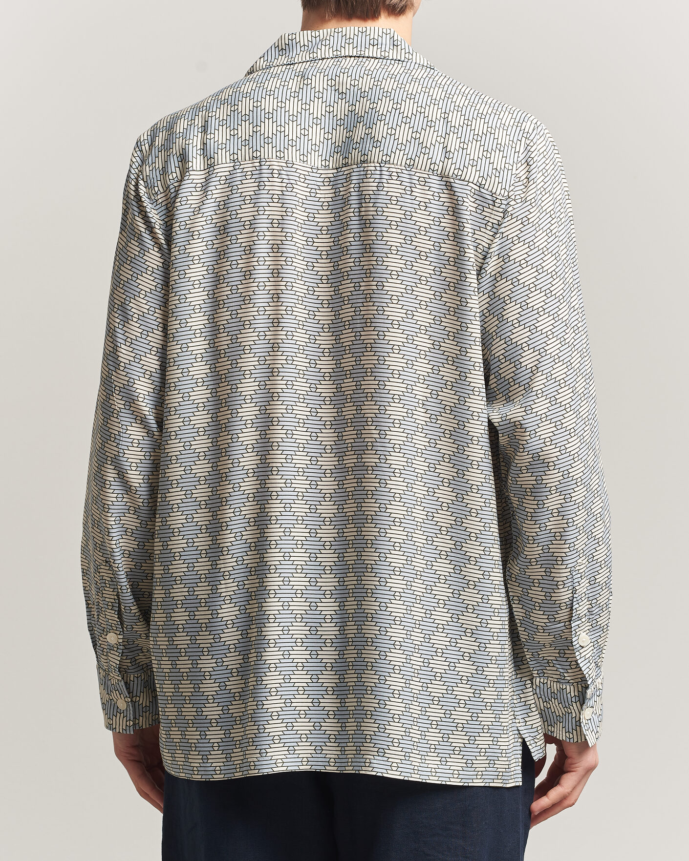 Herr | Skjortor | OAS | Brillo Long Sleeve Viscose Shirt Forti