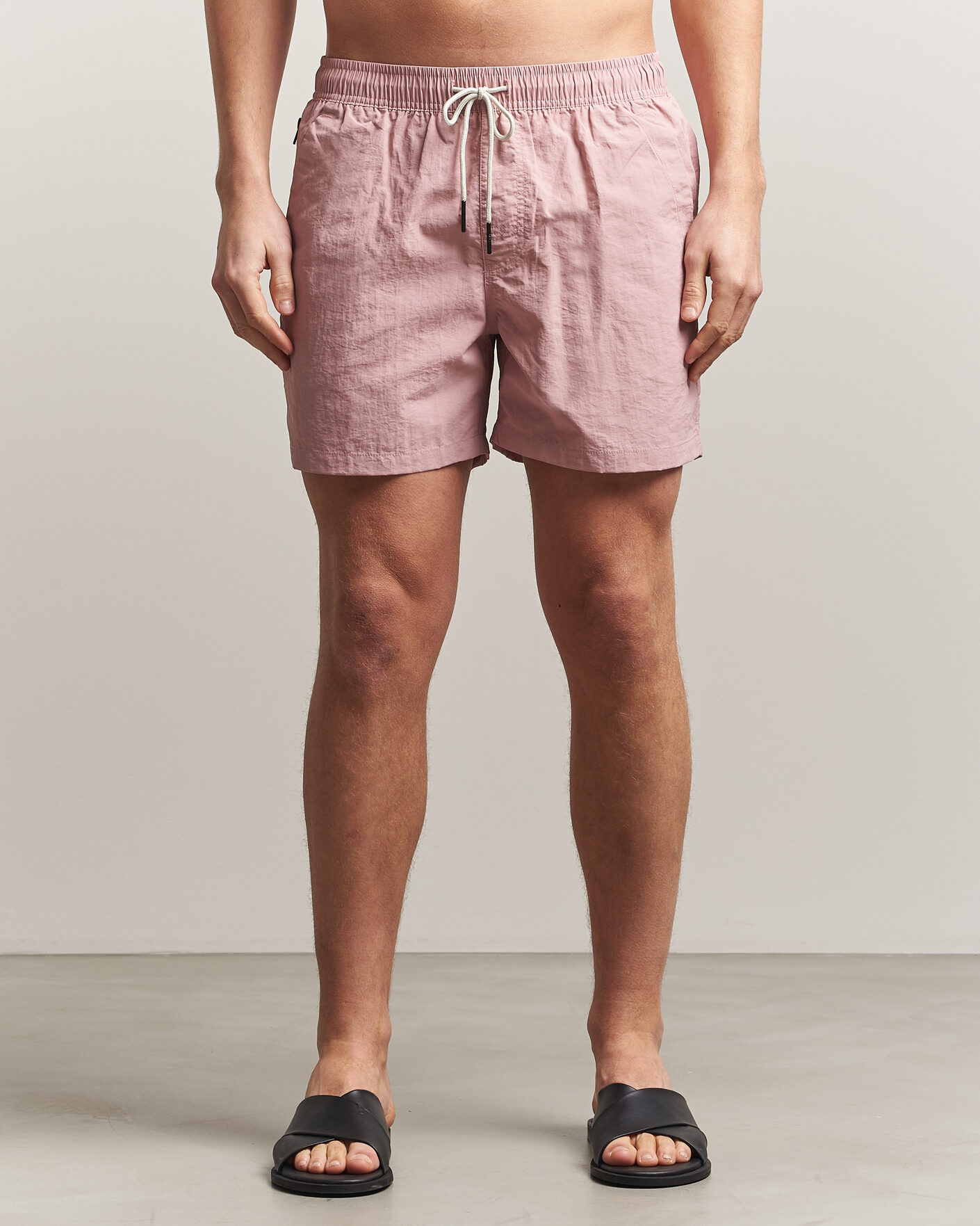Herr | Badbyxor | OAS | Plain Swimshorts Blush