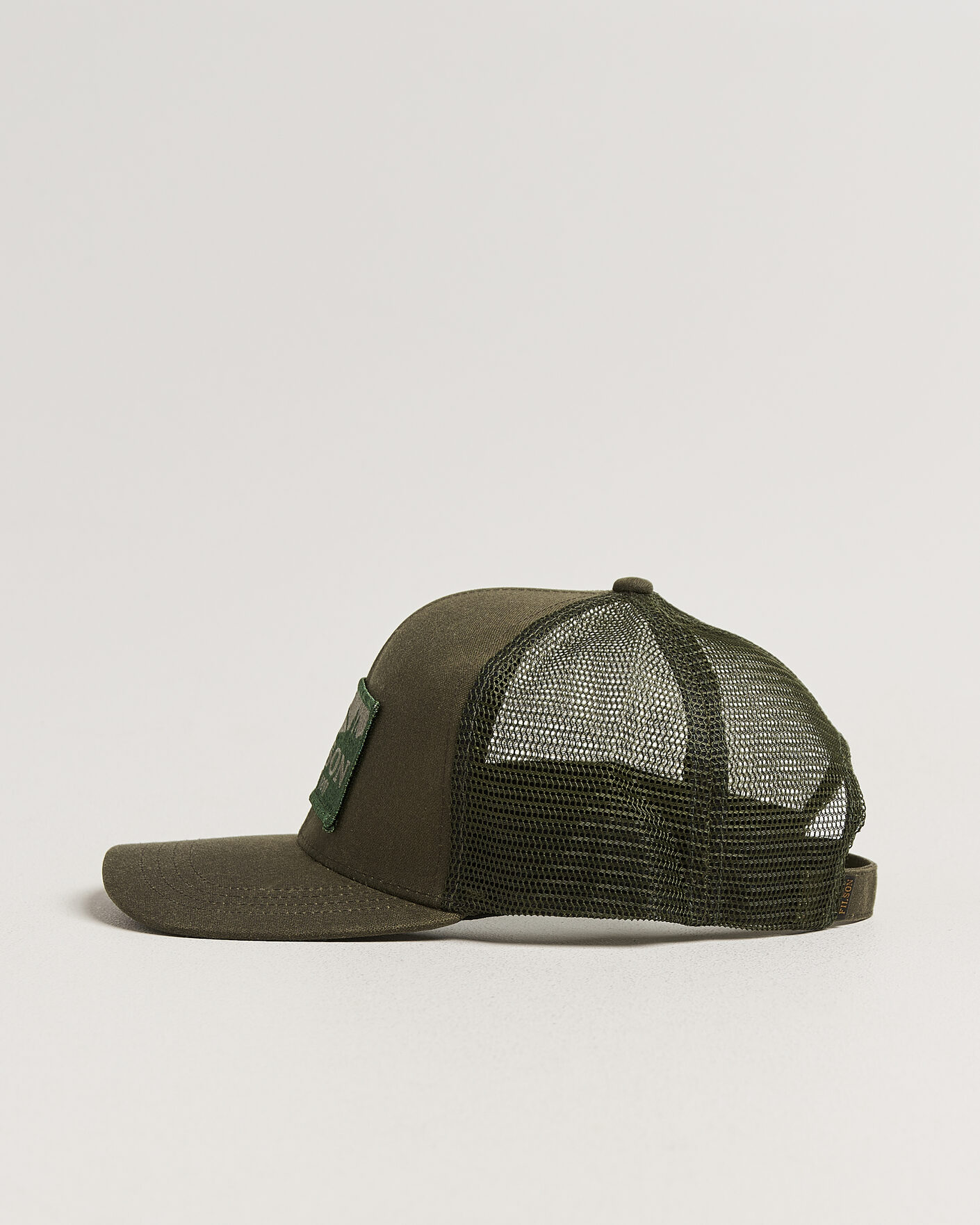 Herr | Hattar & kepsar | Filson | Scenic Waxed Logger Mesh Cap Otter Green