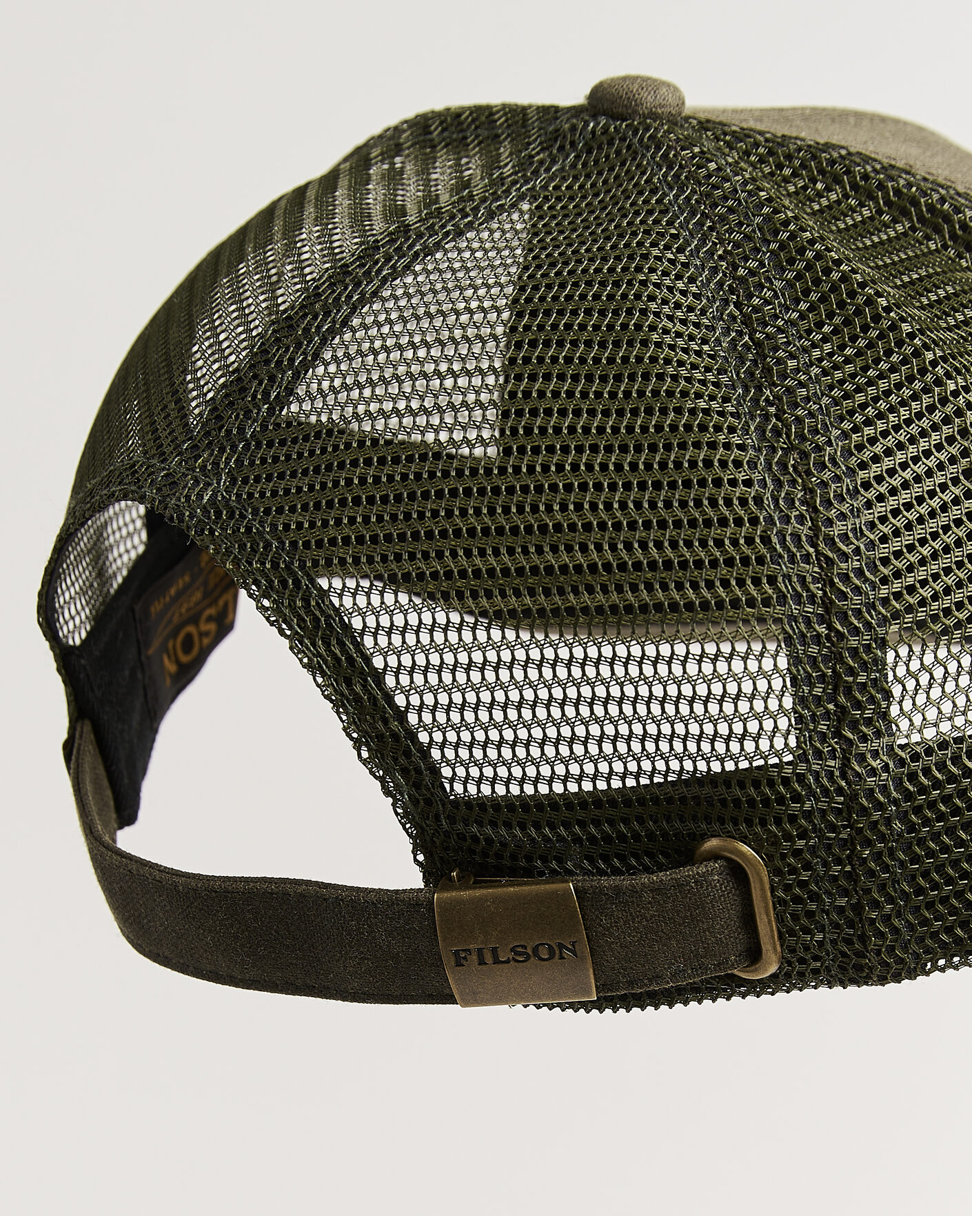 Herr | Hattar & kepsar | Filson | Scenic Waxed Logger Mesh Cap Otter Green
