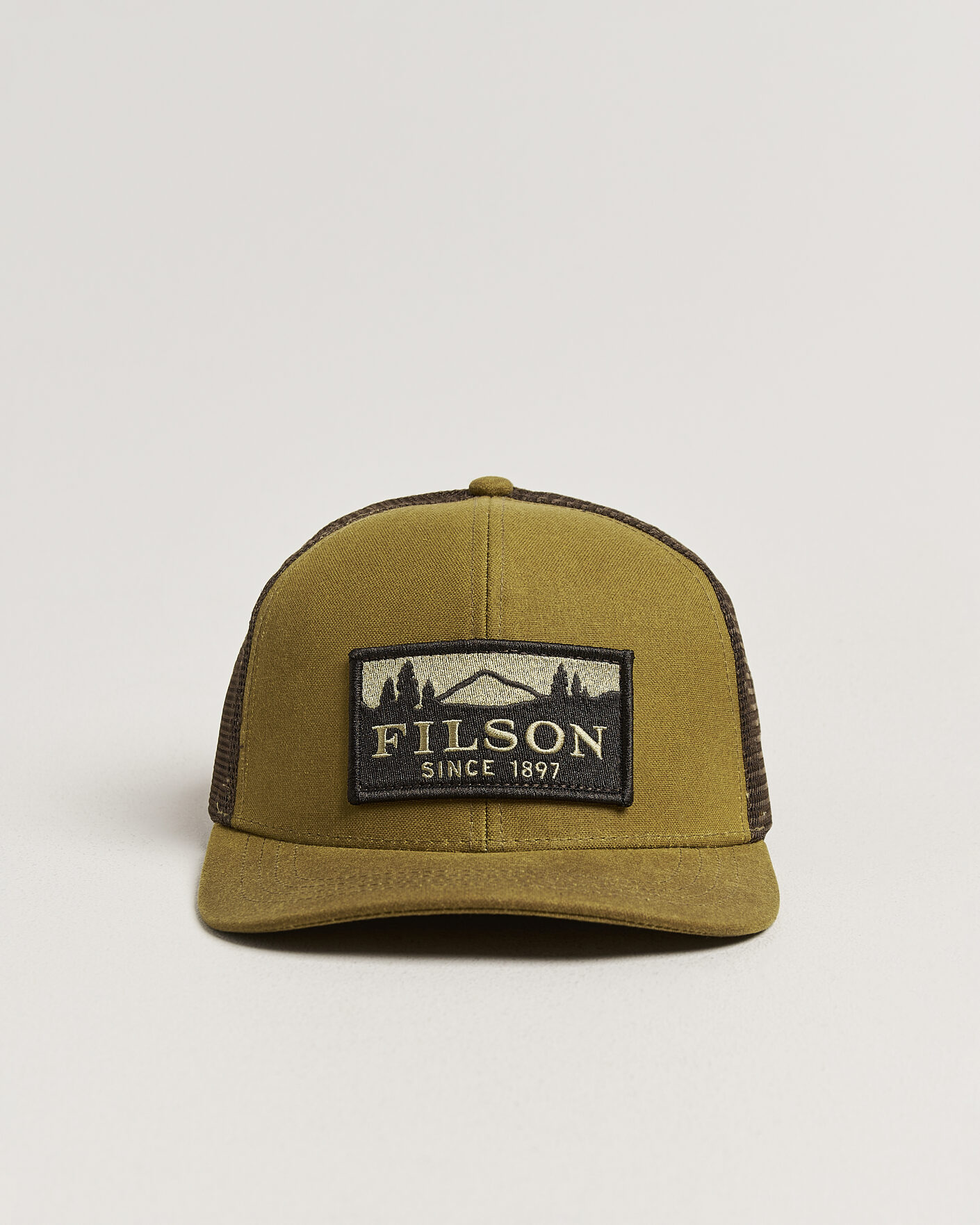 Herr | Hattar & kepsar | Filson | Scenic Waxed Logger Mesh Cap Dark Tan