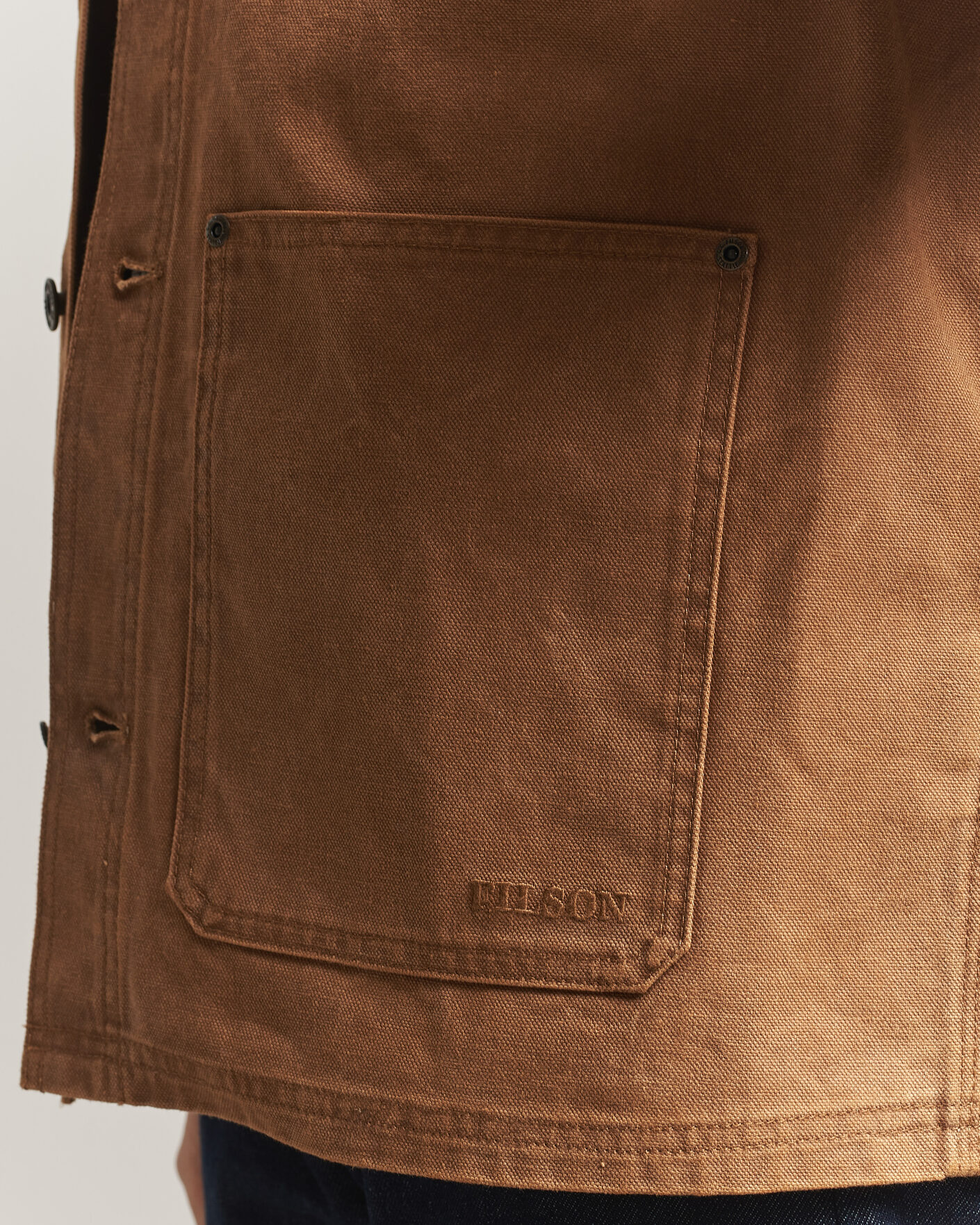 Herr | Jackor | Filson | Rustic Canvas Barn Coat Whiskey
