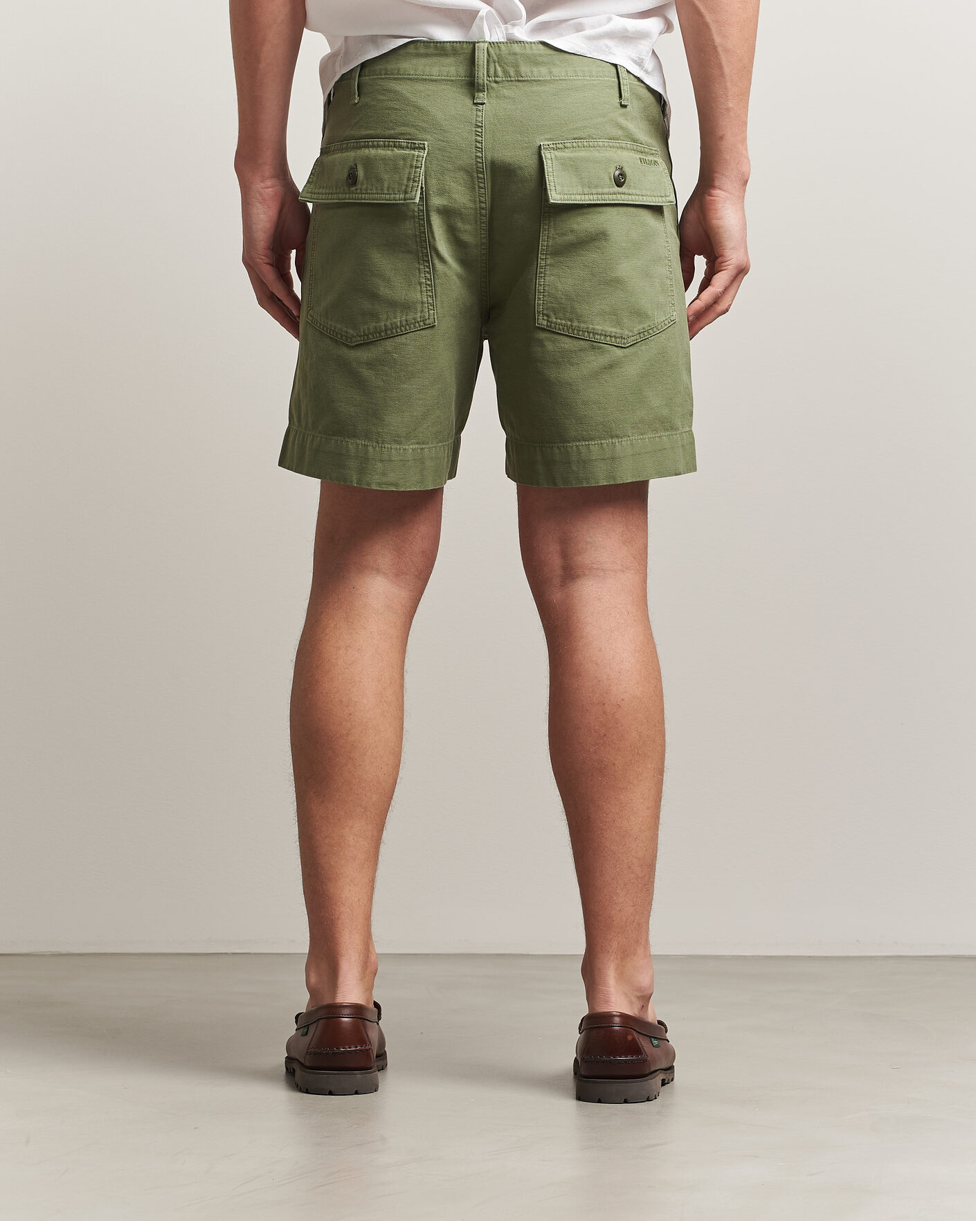 Herr | Shorts | Filson | Field Cargo Shorts Washed Fatigue Green