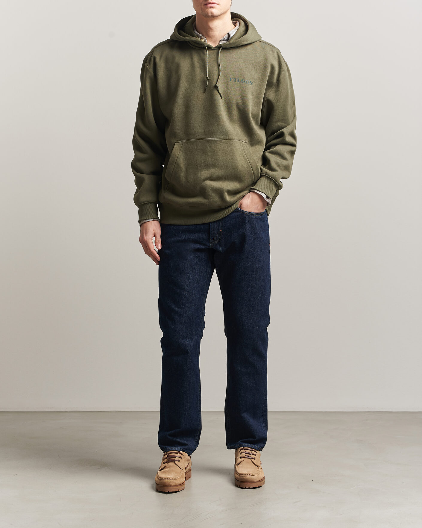Herr | Tröjor | Filson | Scenic Graphic Hoodie Surplus Green