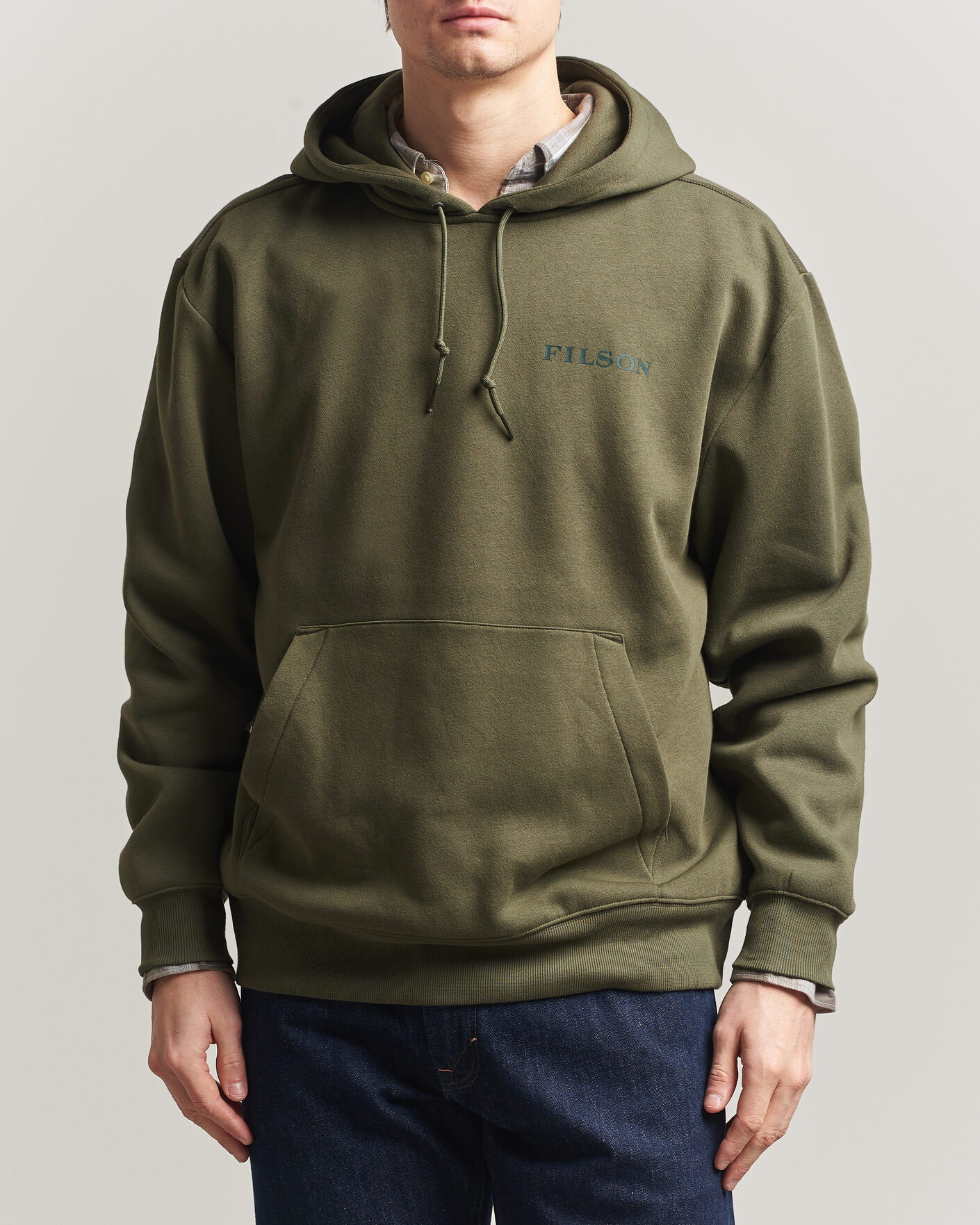 Herr | Tröjor | Filson | Scenic Graphic Hoodie Surplus Green
