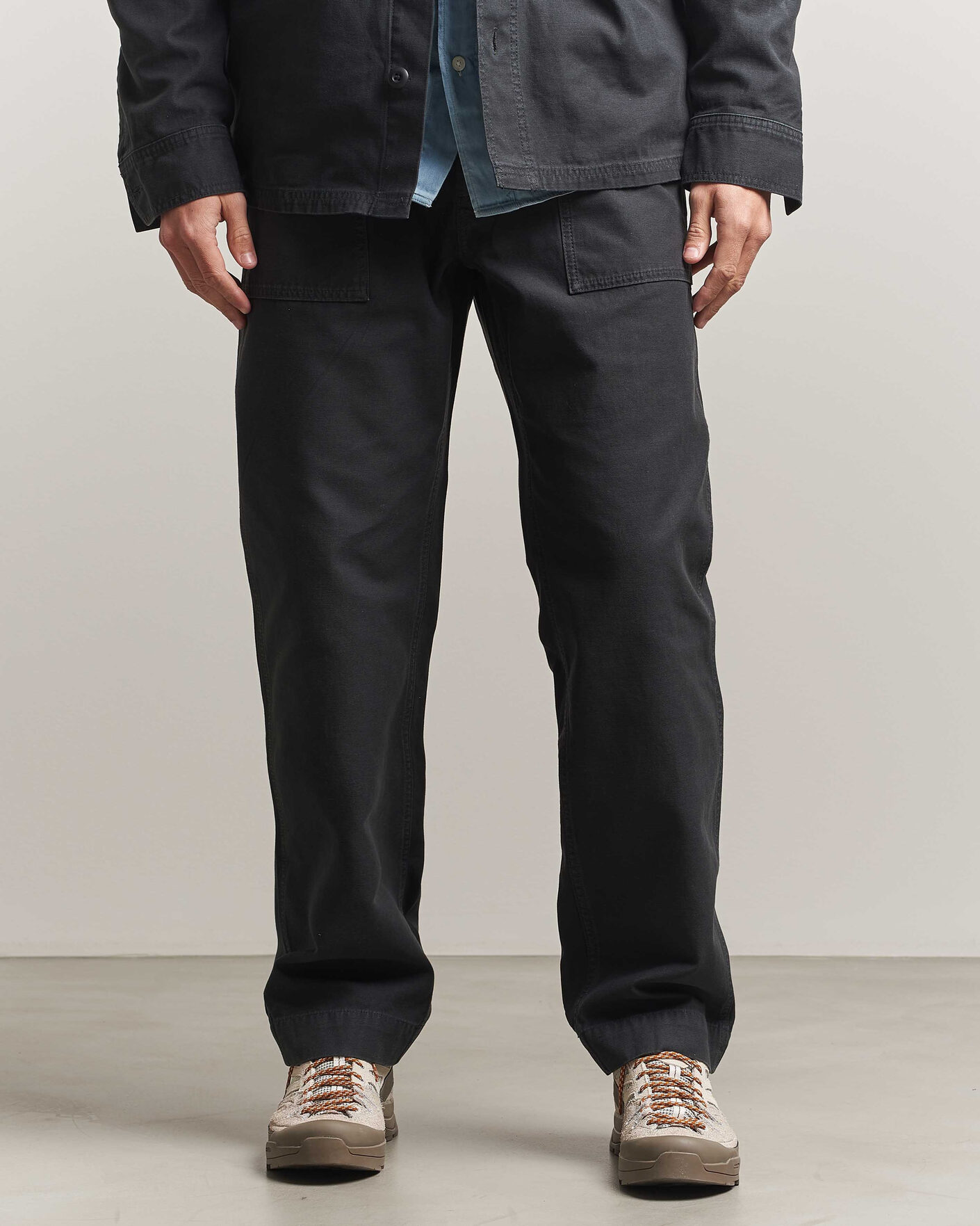 Herr | Byxor | Filson | Field Supply Pants Washed Faded Black