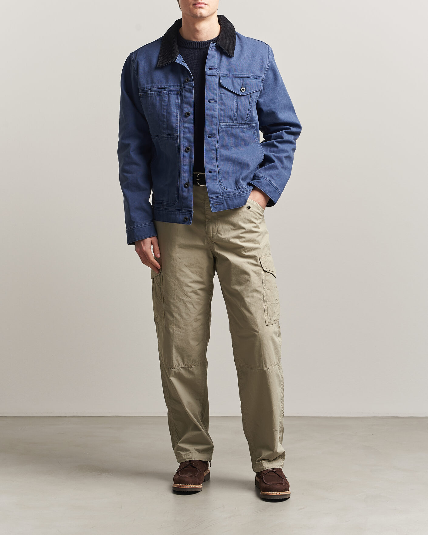 Herr | Byxor | Filson | Tropical Poplin Cargo Pants Dried Sage