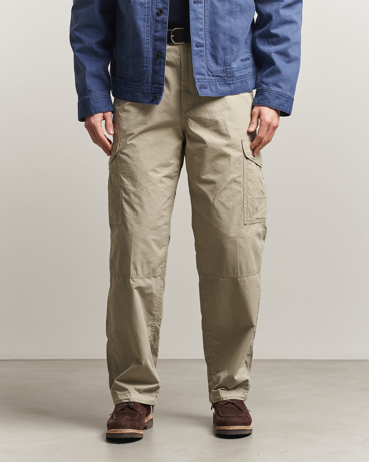 Herr | Byxor | Filson | Tropical Poplin Cargo Pants Dried Sage