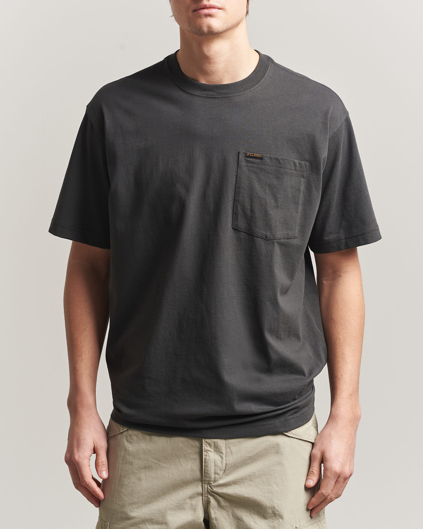 Herr | T-Shirts | Filson | Pocket T-Shirt Faded Black